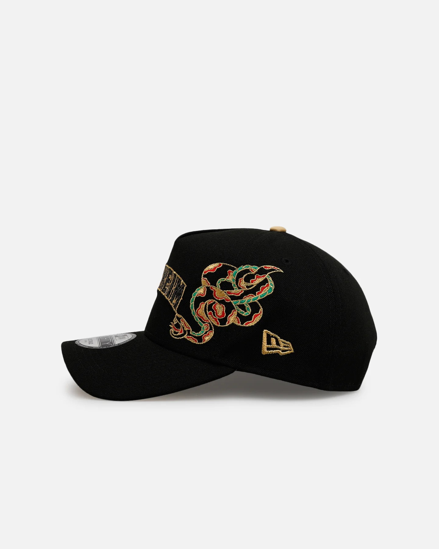 New Era Anaheim Angels 'Year Of The Snake' 9FORTY A-Frame Snapback Black/Gold - Image 4