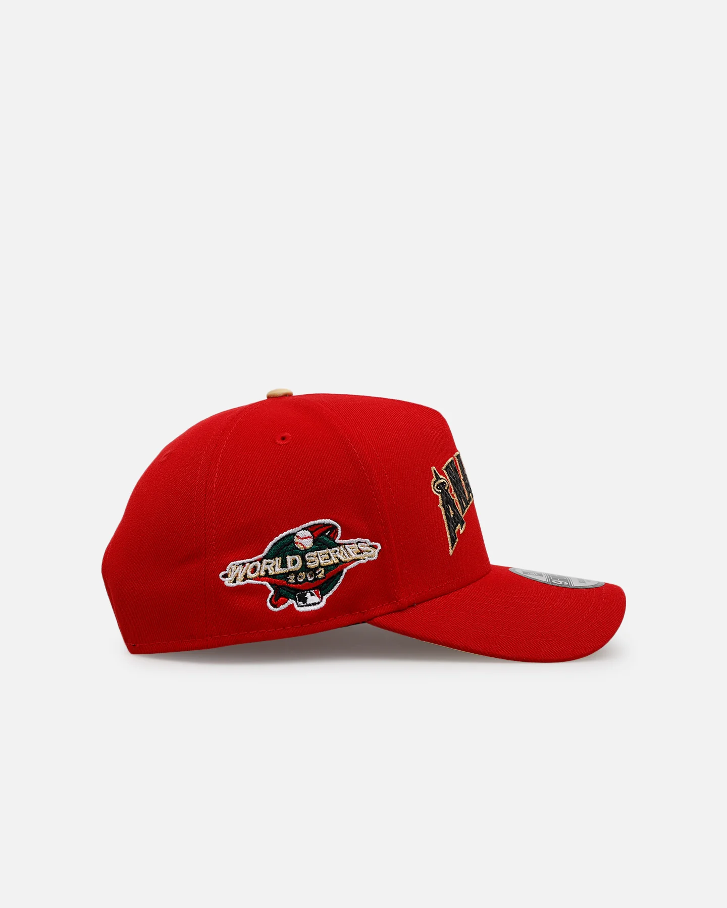 New Era Anaheim Angels 'Year Of The Snake' 9FORTY A-Frame Snapback Red/Gold - Image 3