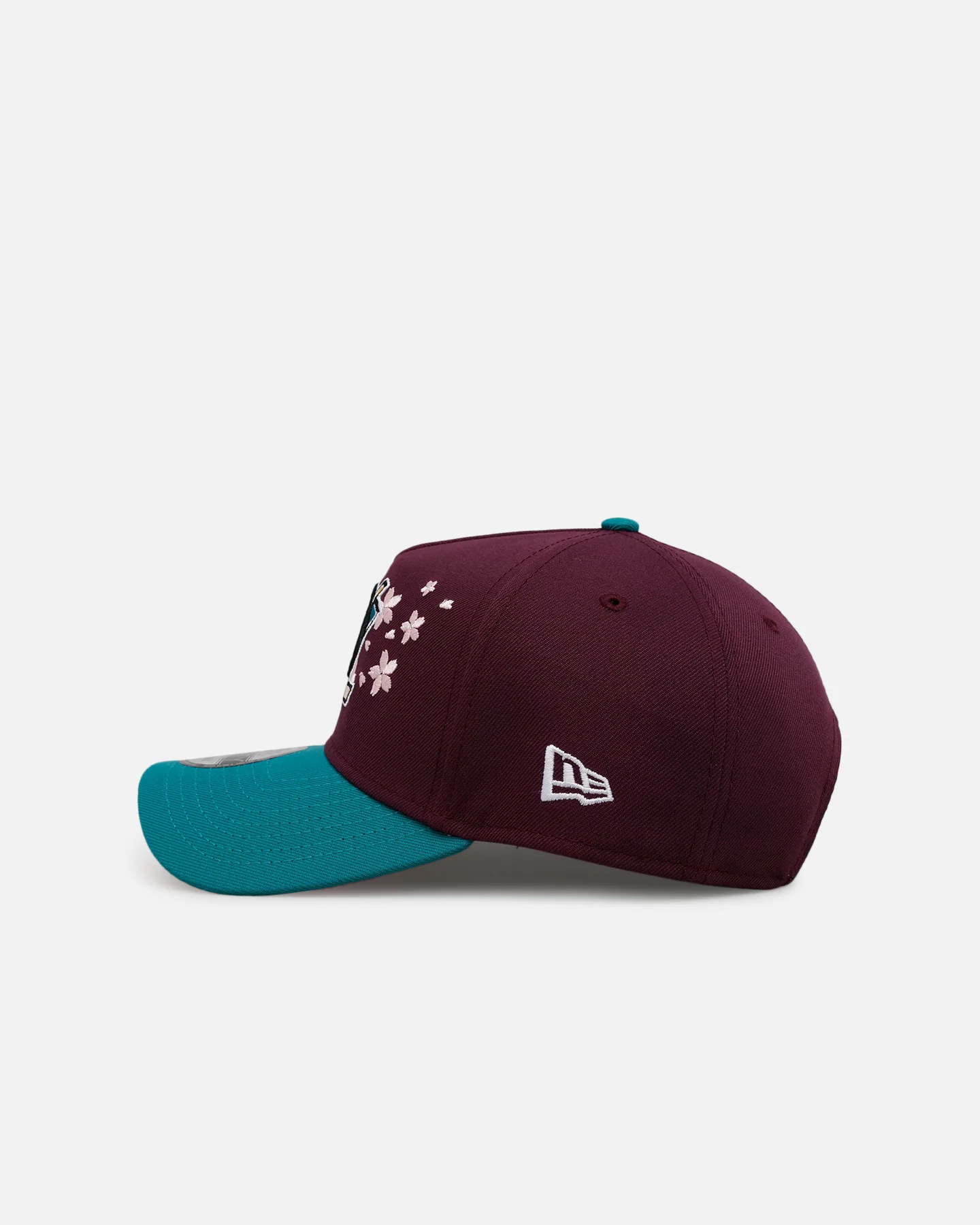 New Era Anaheim Ducks 'Cherry Blossoms' 9FORTY A-Frame Snapback Official Team Color - Image 4