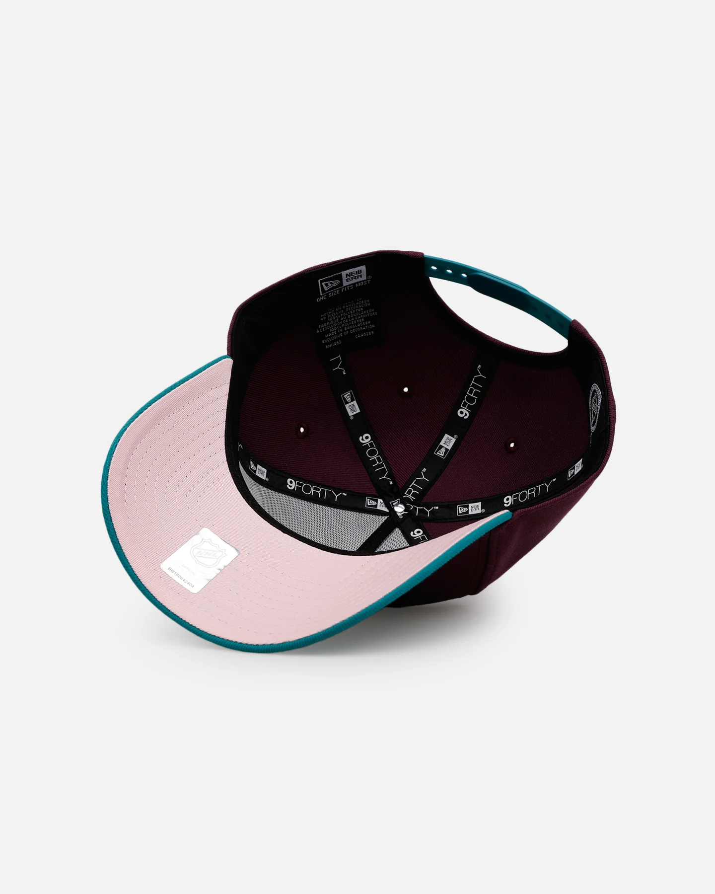 New Era Anaheim Ducks 'Cherry Blossoms' 9FORTY A-Frame Snapback Official Team Color - Image 6