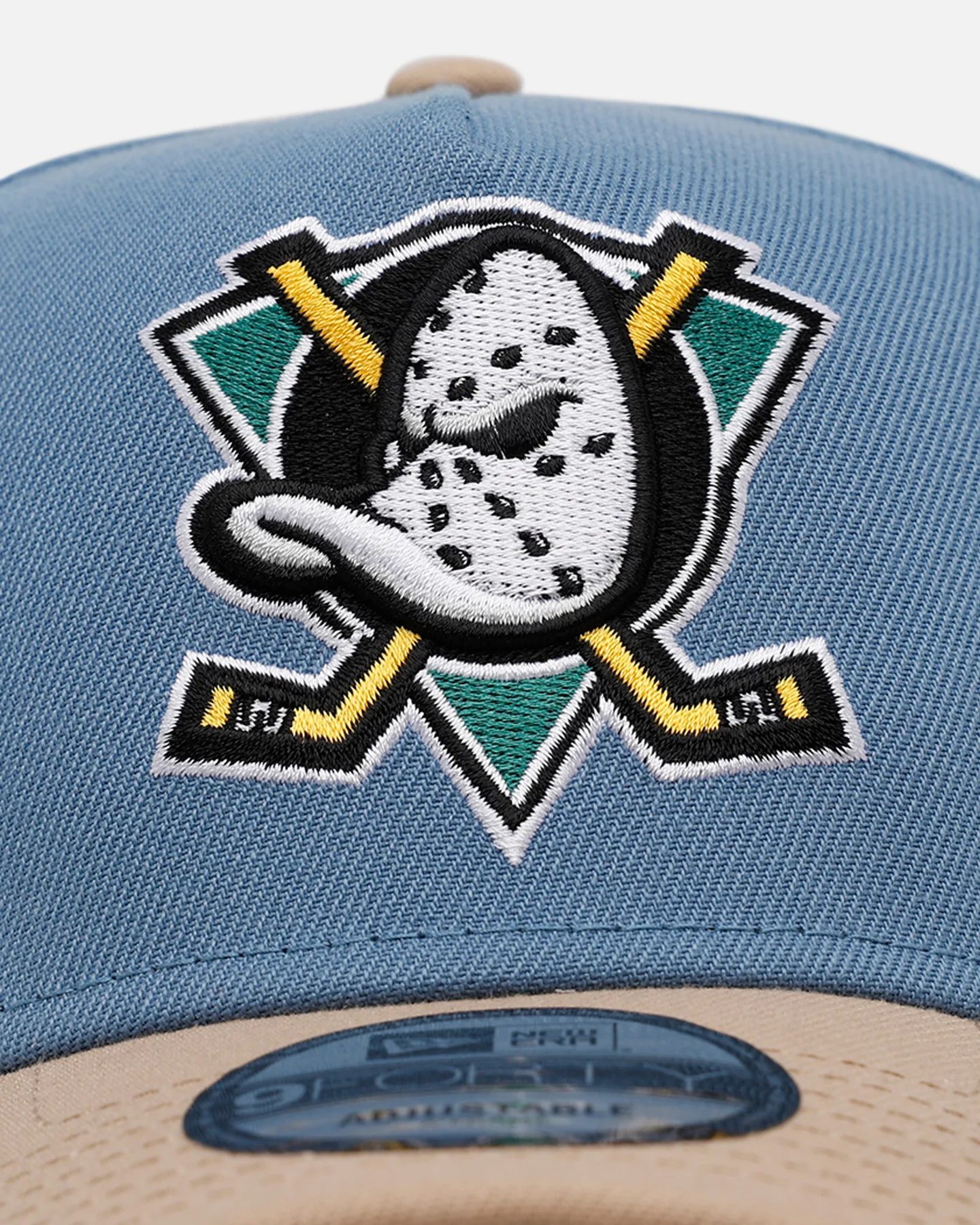 New Era Anaheim Ducks 'Easy Breezy' 9FORTY A-Frame Snapback Blue/Tan - Image 5