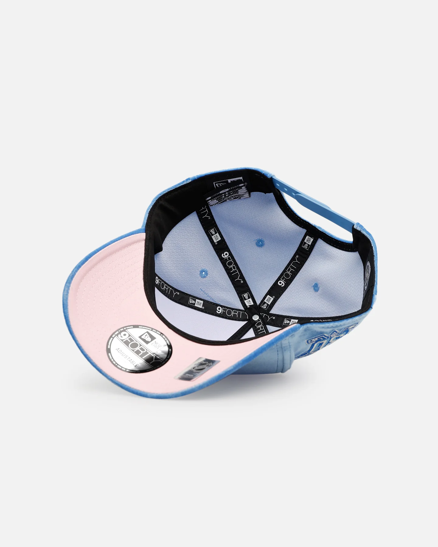 New Era Anaheim Ducks 'Sky Velvet' 9FORTY A-Frame Snapback Sky Blue - Image 6