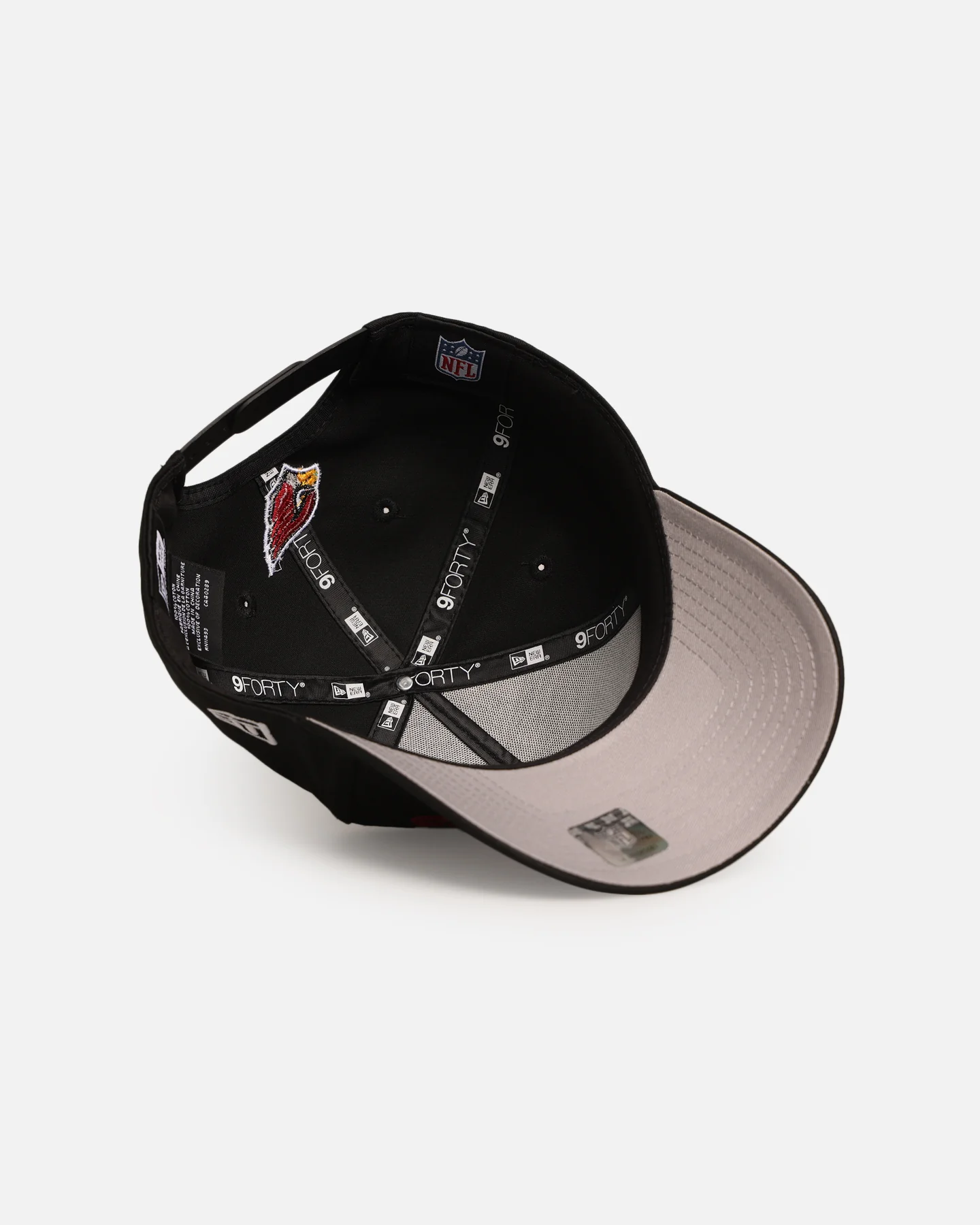 New Era Arizona Cardinals 'Upside Down Logo' 9FORTY A-Frame Snapback Black - Image 6