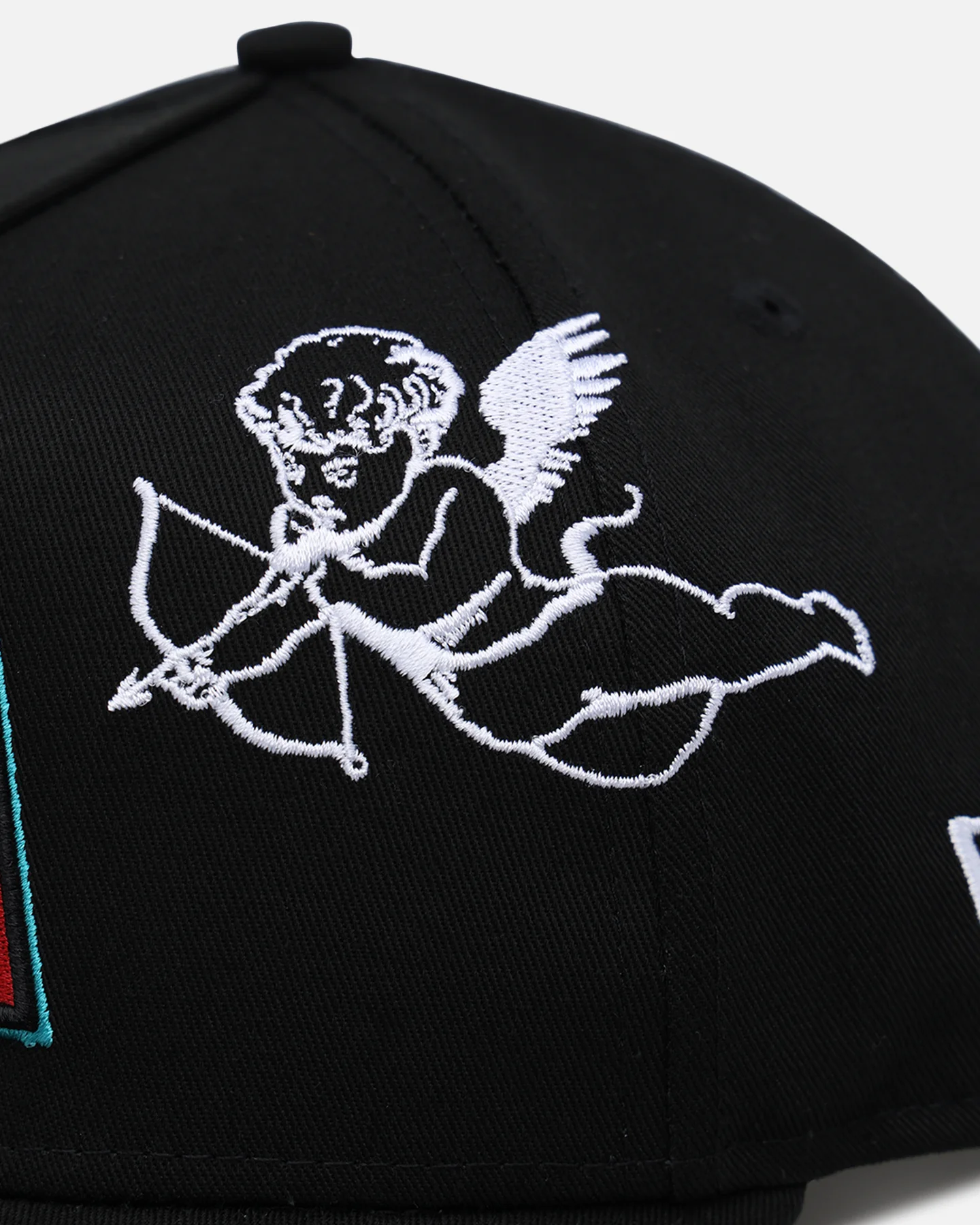 New Era Arizona Diamondbacks 'Cherub Official Team Color' 9FORTY A-Frame Snapback Black - Image 7