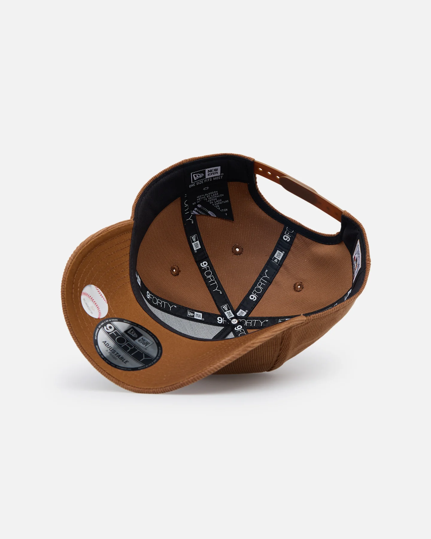 New Era Arizona Diamondbacks 'Ornamental Corduroy' 9FORTY A-Frame Snapback Tan - Image 7