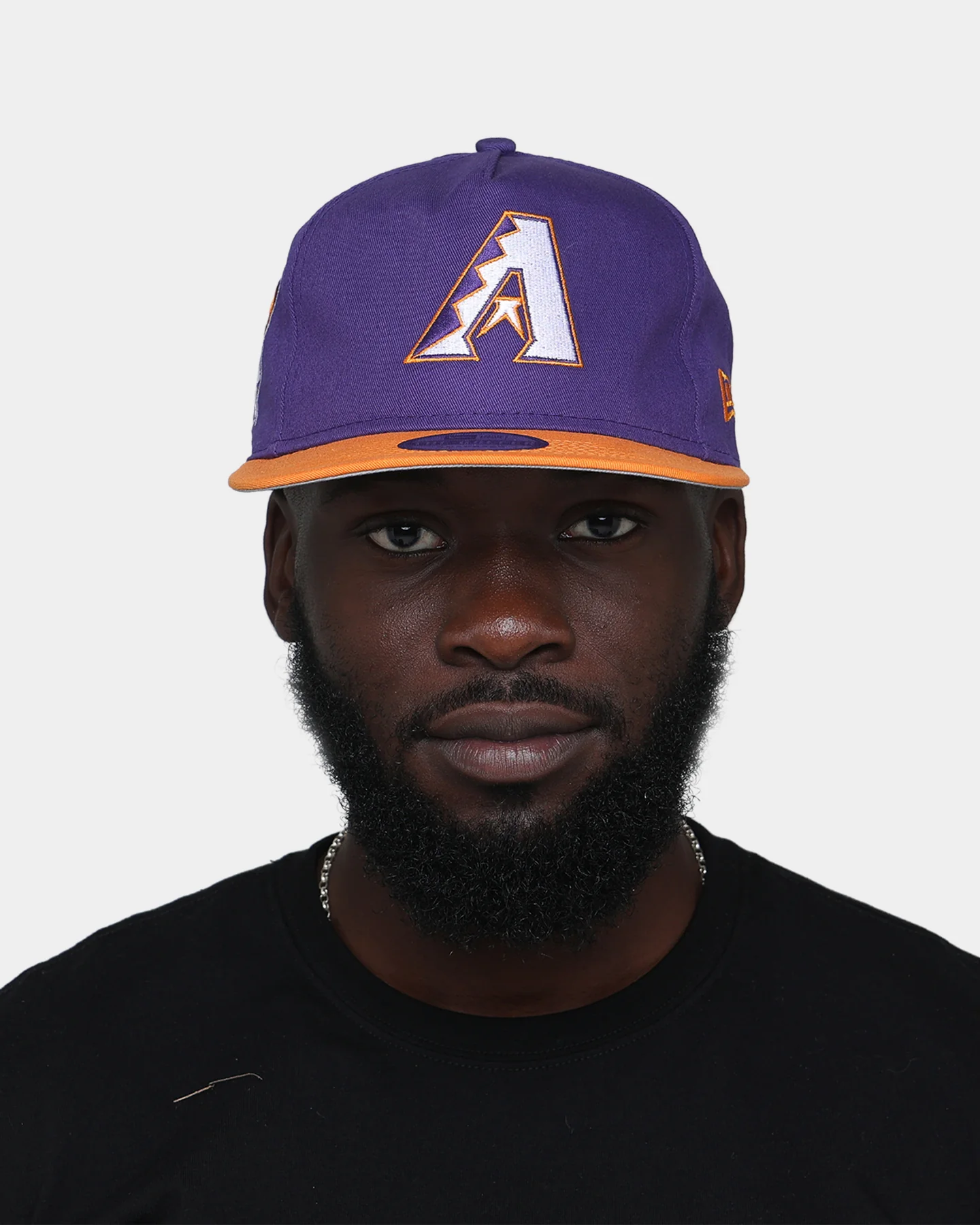 New Era Arizona Diamondbacks "Purple Valley" Old Golfer Snapback Purple/Orange - Image 2