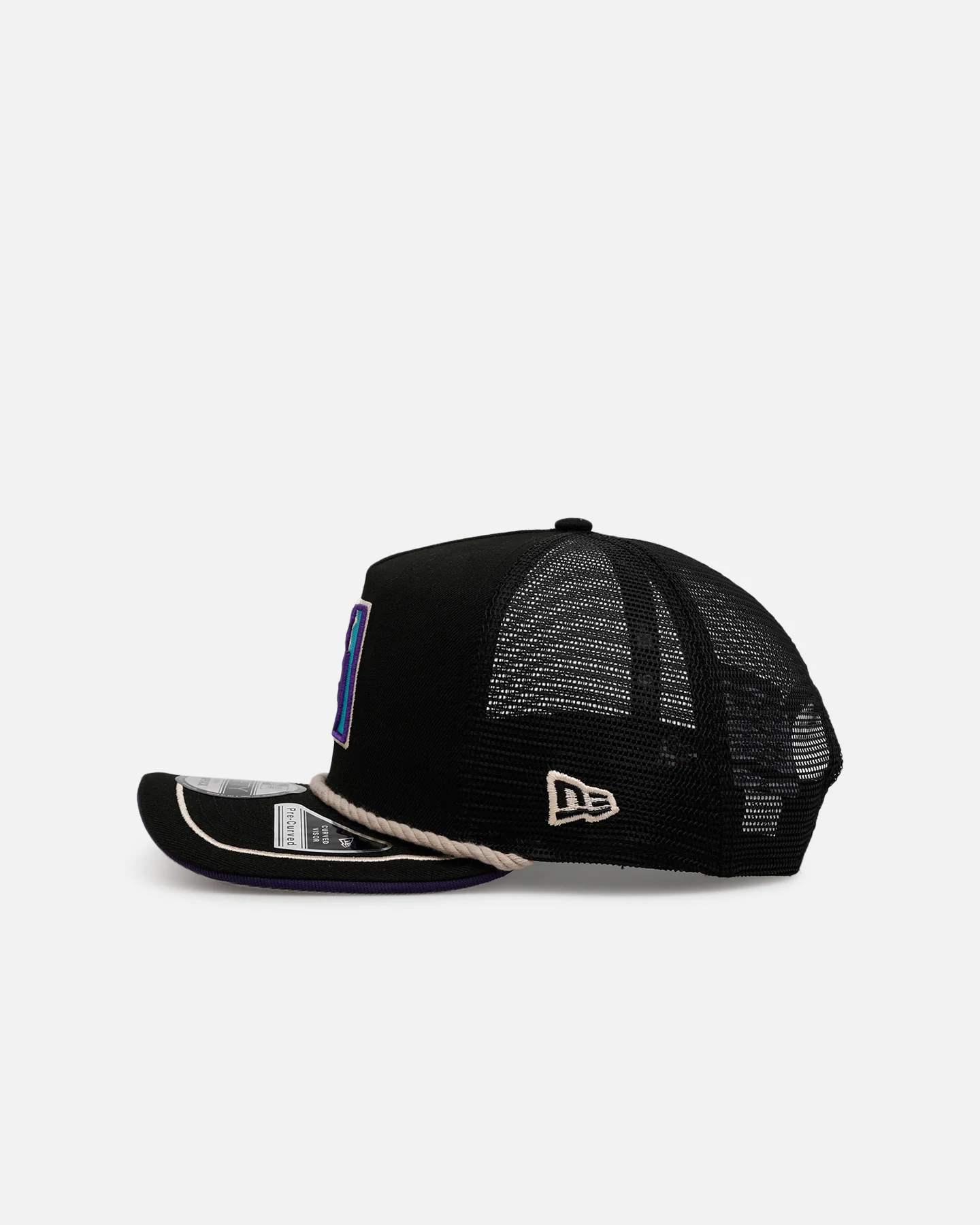 New Era Arizona Diamondbacks 'Spring Injection' 9FIFTY A-Frame Trucker Snapback Black - Image 4