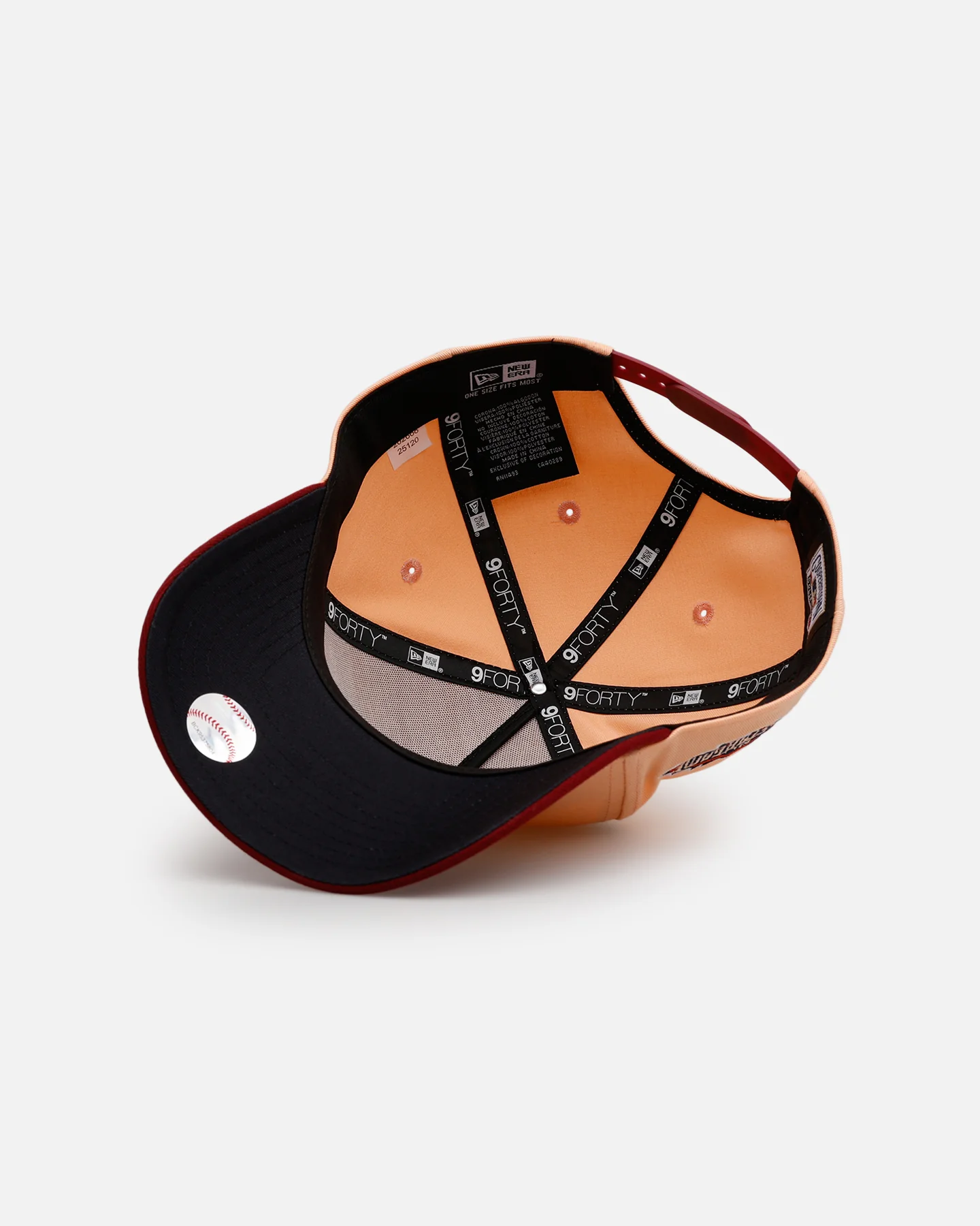 New Era Arizona Diamondbacks 'Volcano' 9FORTY A-Frame Snapback Peach - Image 6