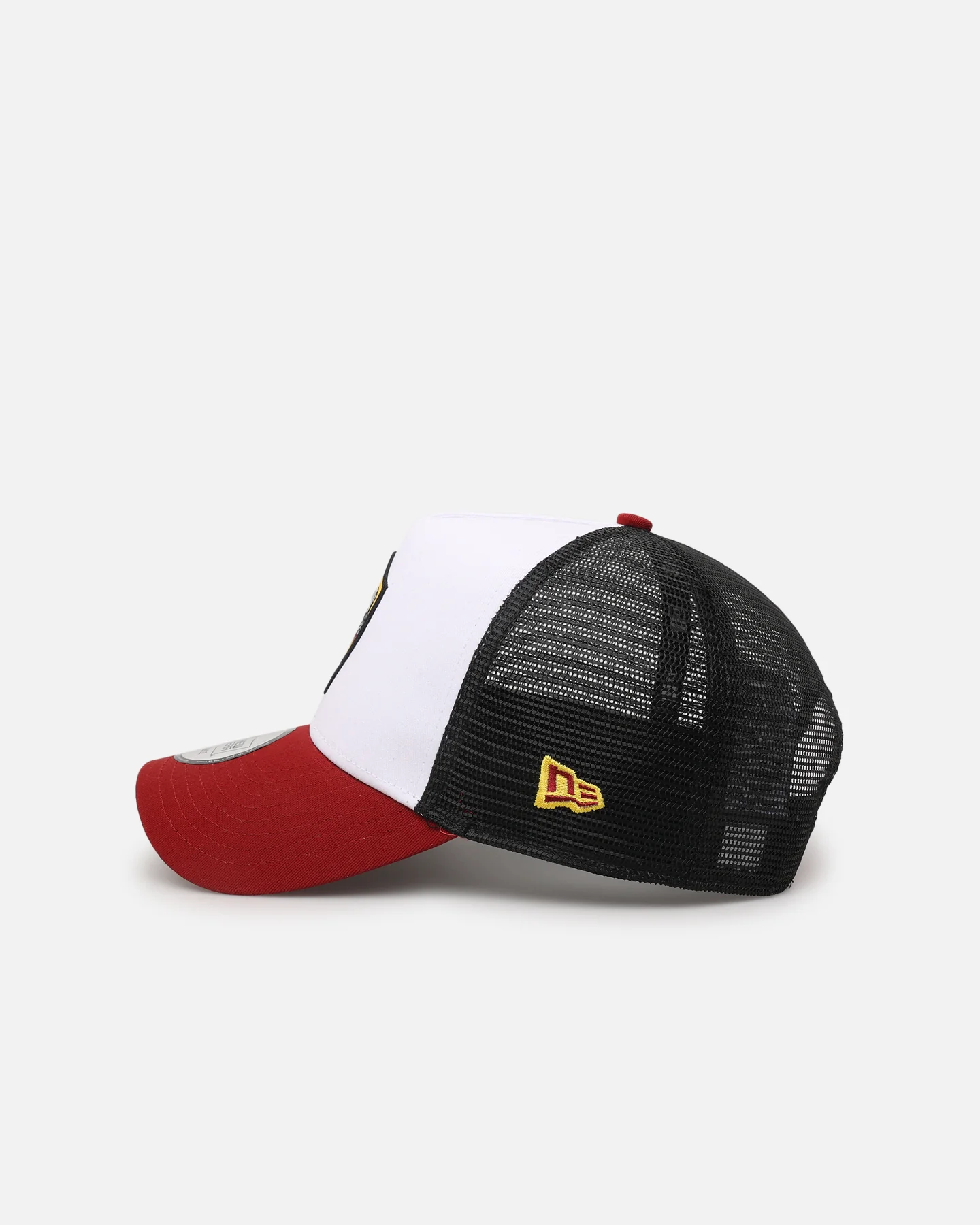 New Era AS Roma 9FORTY A-Frame Trucker Snapback White - Image 4