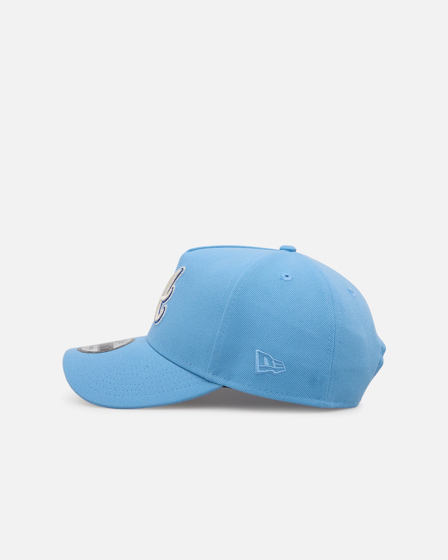 New Era Atlanta Braves 'Black Sky Blue' 9FORTY A-Frame Snapback Sky Blue - Image 4