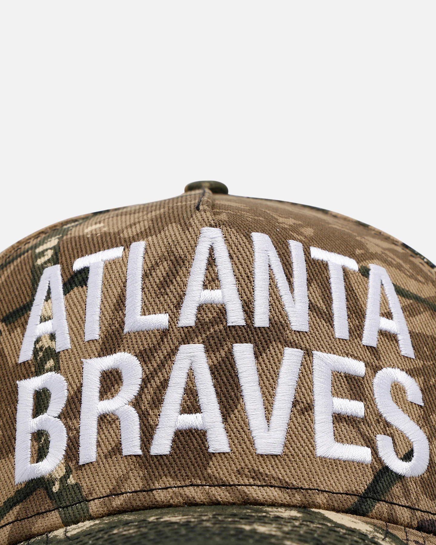 New Era Atlanta Braves 'Bold' 9FORTY A-Frame Strapback Camo - Image 5