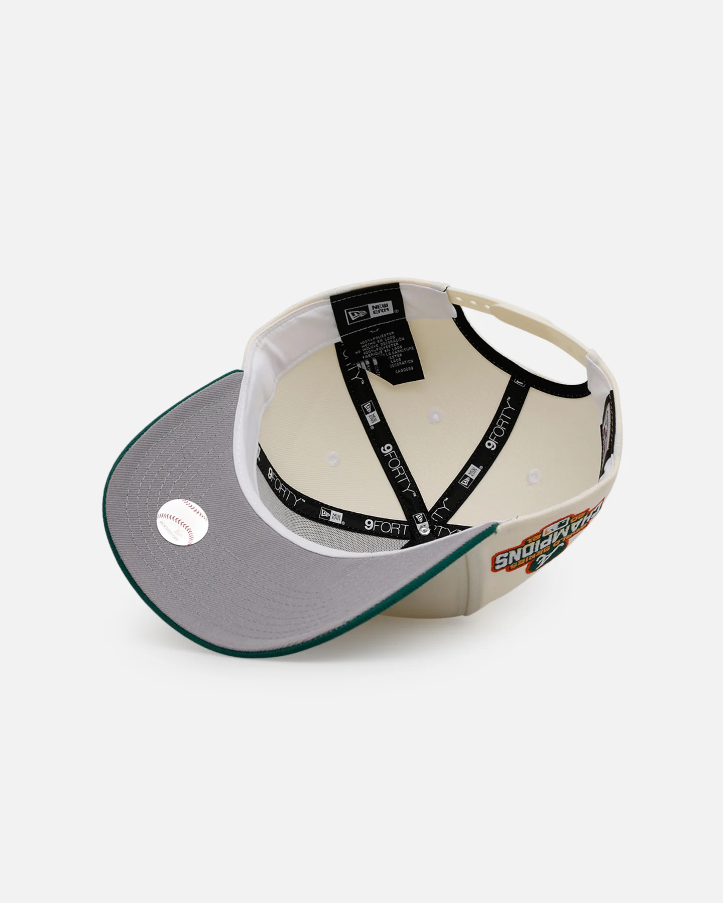 New Era Atlanta Braves 'Citrus' 9FORTY A-Frame Snapback Chrome/Green/Orange - Image 6