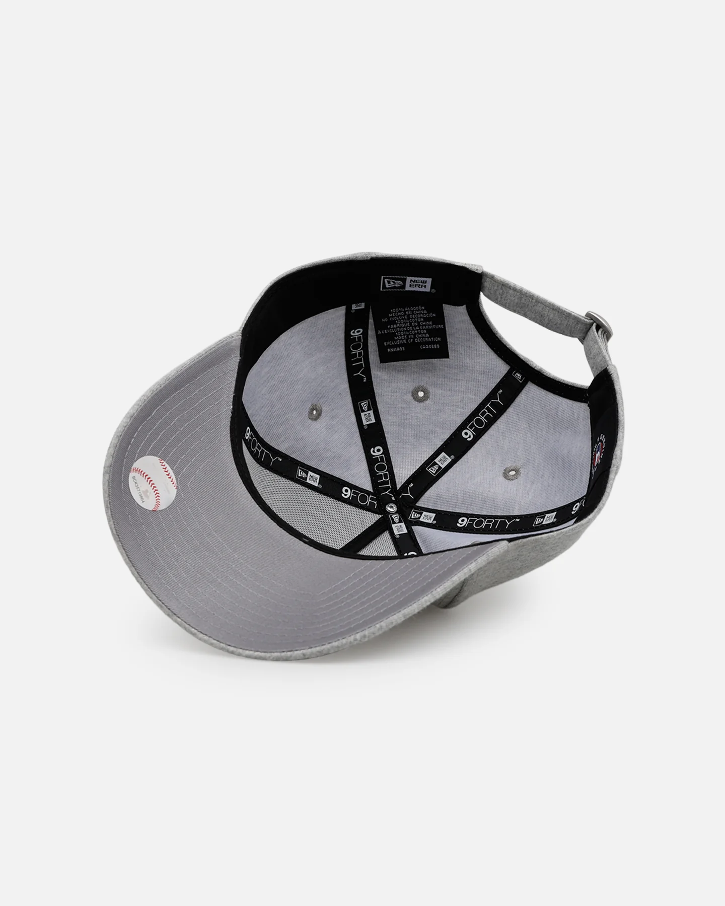 New Era Atlanta Braves 'Cozy' 9FORTY A-Frame Strapback Heather Grey - Image 6