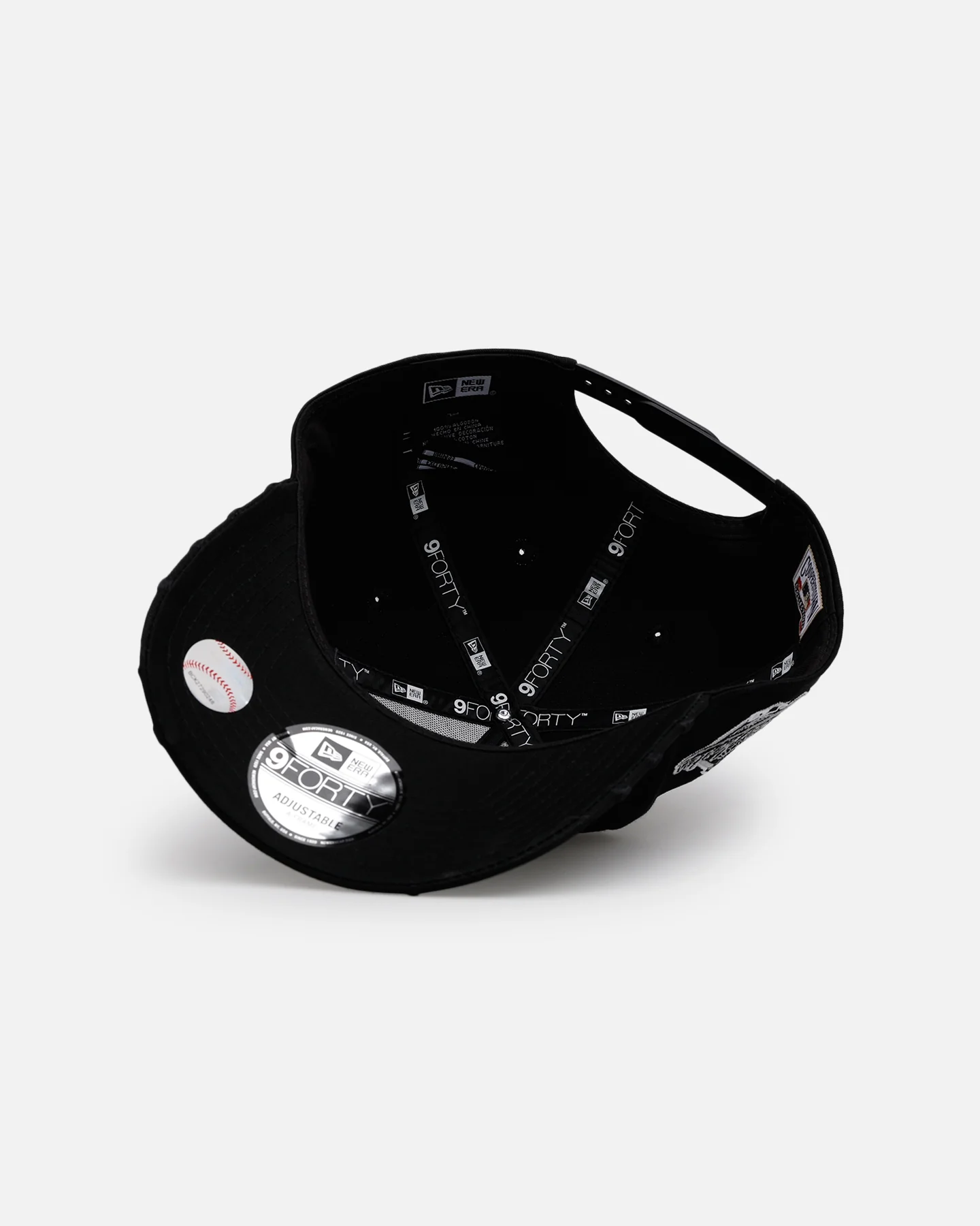 New Era Atlanta Braves 'Dark Steel' 9FORTY A-Frame Snapback Black/Grey - Image 7