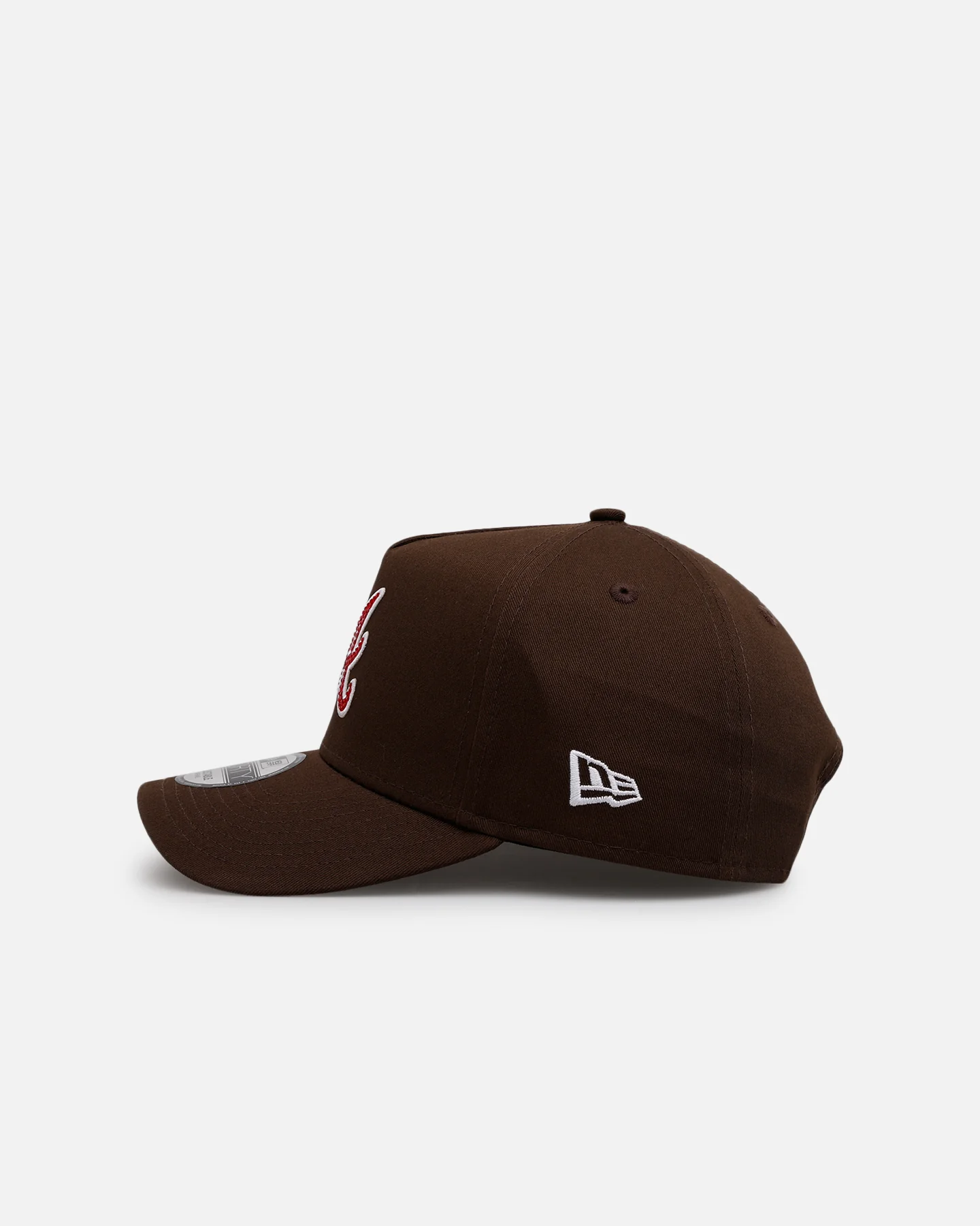 New Era Atlanta Braves 'Diamante' 9FORTY A-Frame Snapback Walnut - Image 4