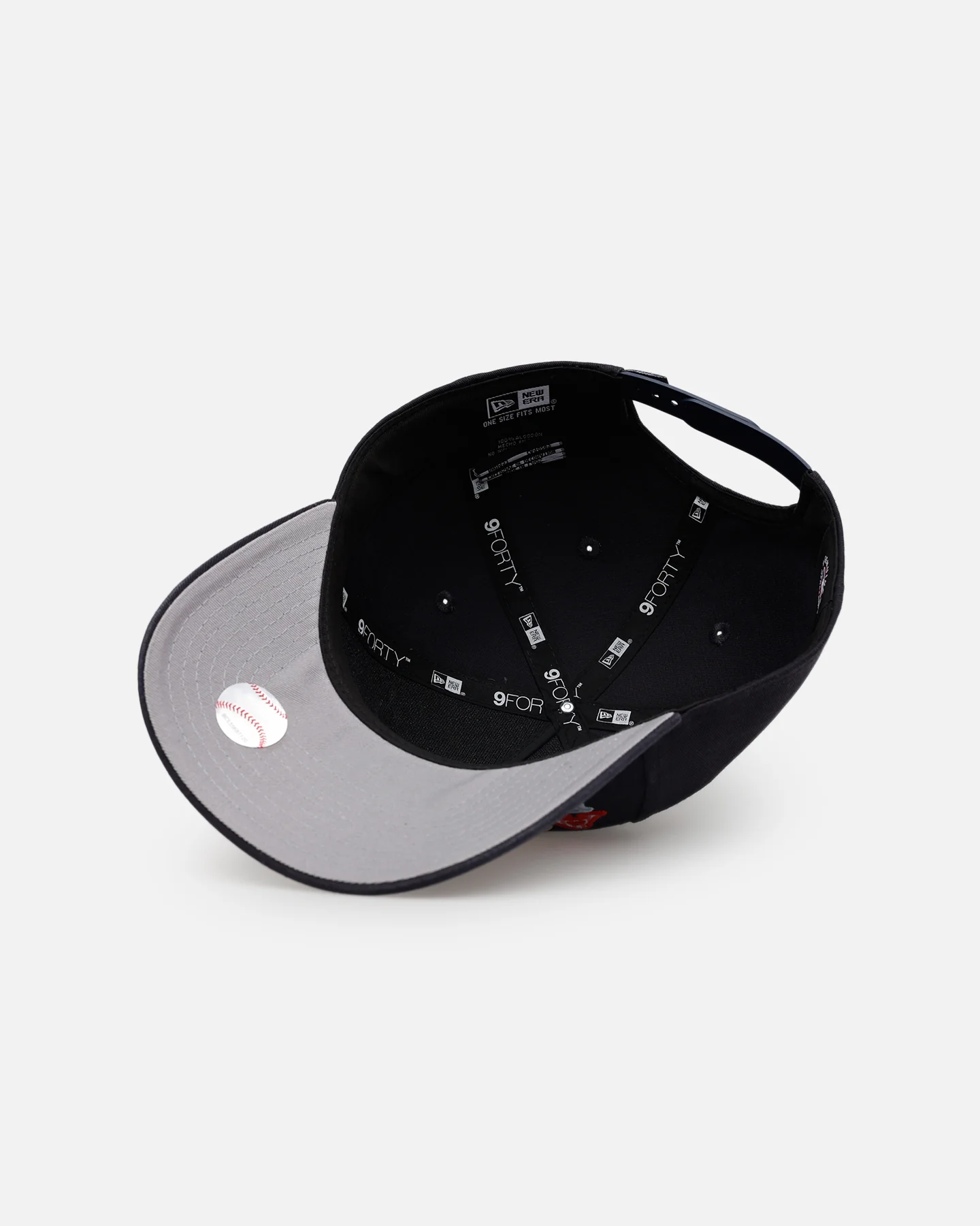 New Era Atlanta Braves 'Fabric Shop' 9FORTY A-Frame Snapback Navy - Image 6