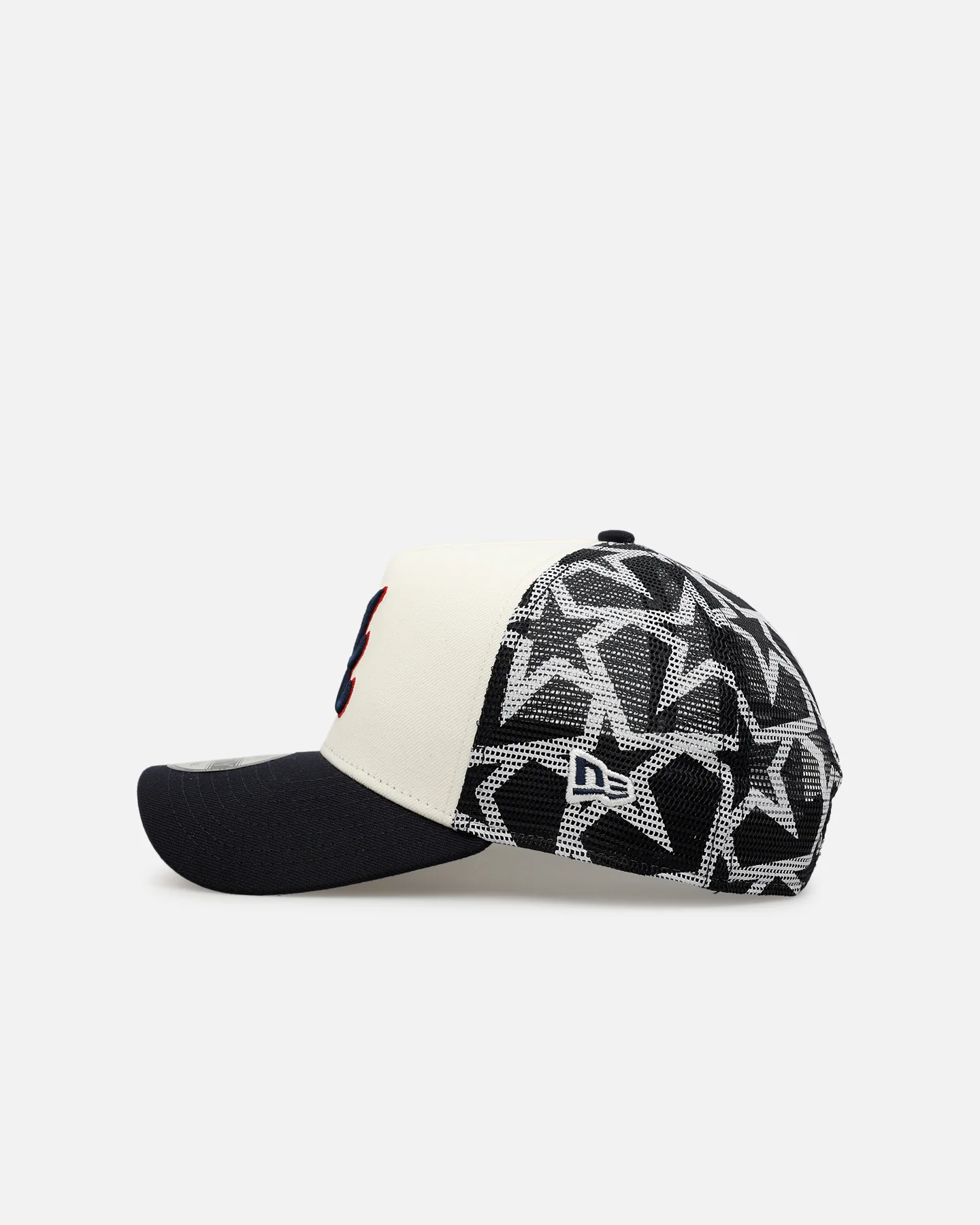 New Era Atlanta Braves 'Forth Of July' 9FORTY A-Frame Snapback Chrome/Navy - Image 4