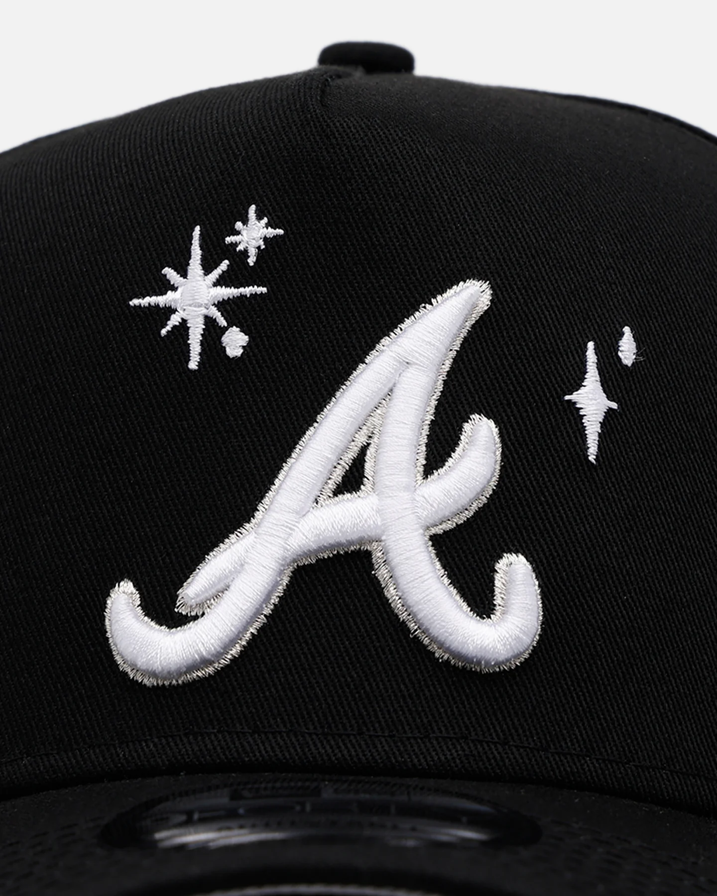 New Era Atlanta Braves 'Grit 3.0' 9FORTY A-Frame Snapback Black/White - Image 5