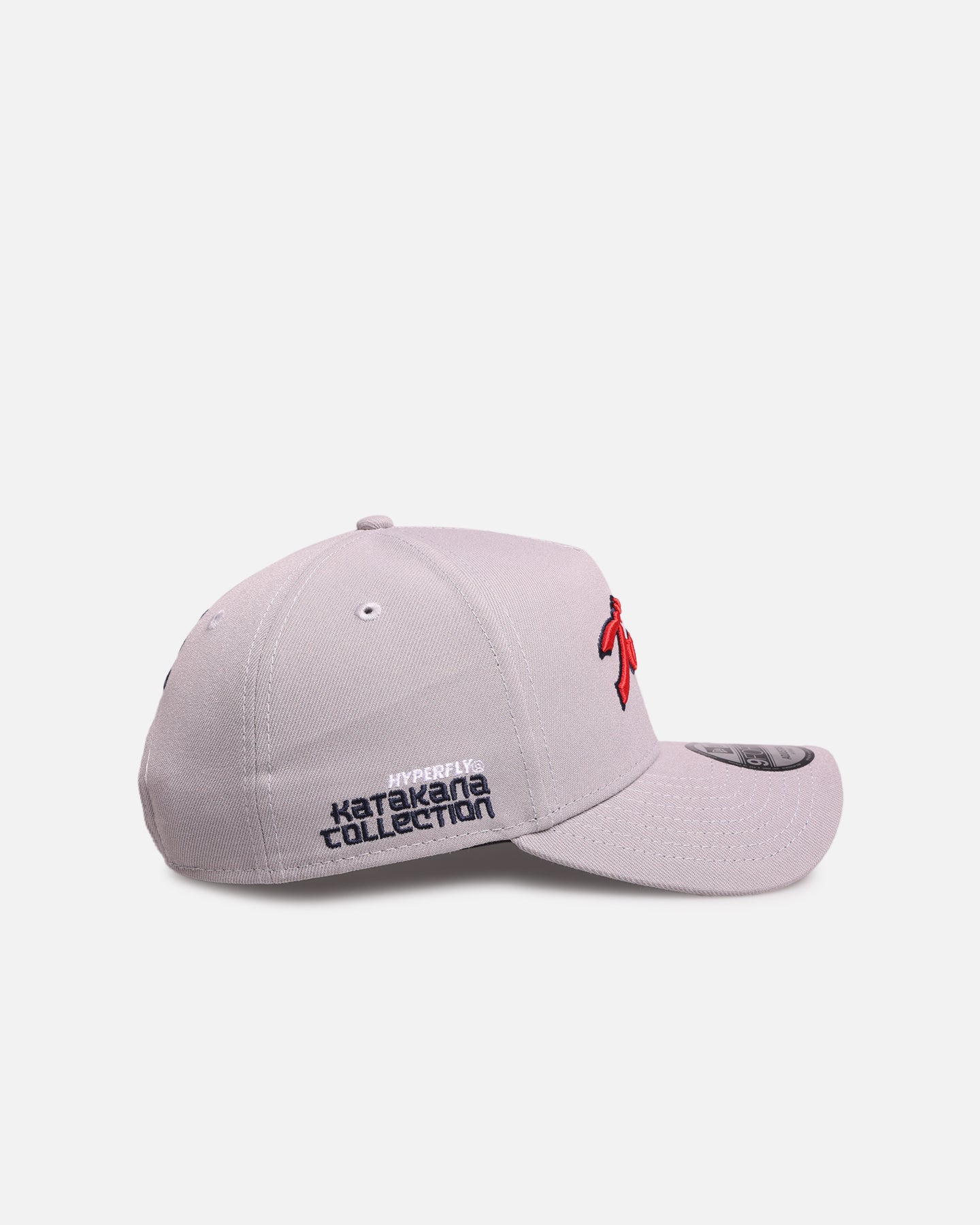 New Era Atlanta Braves 'Hyperfly Katakana x MLB' 9FORTY A-Frame Snapback Grey - Image 3