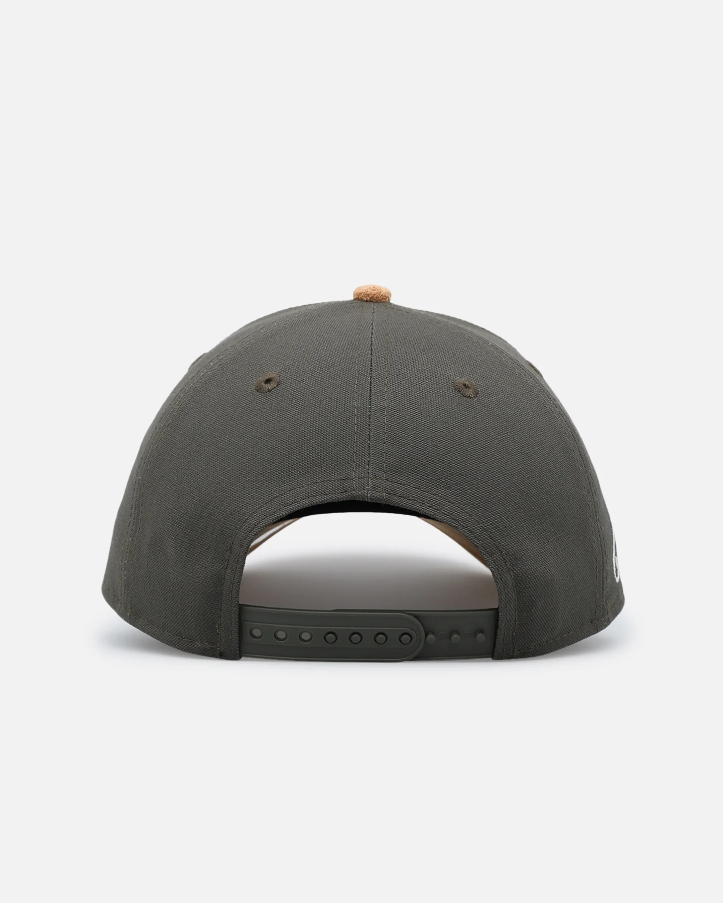 New Era Atlanta Braves 'Moss Canvas Wheat' 9FORTY A-Frame Snapback Moss Canvas/Ivory - Image 3