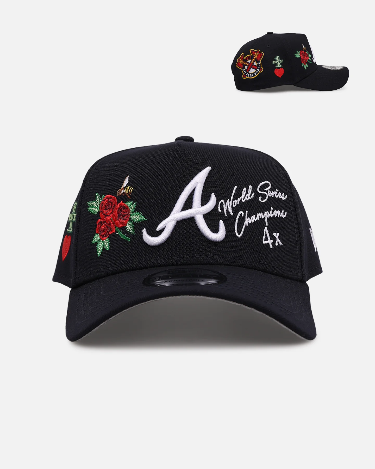 New Era Atlanta Braves 'One Love' 9FORTY A-Frame Snapback Official Team Color