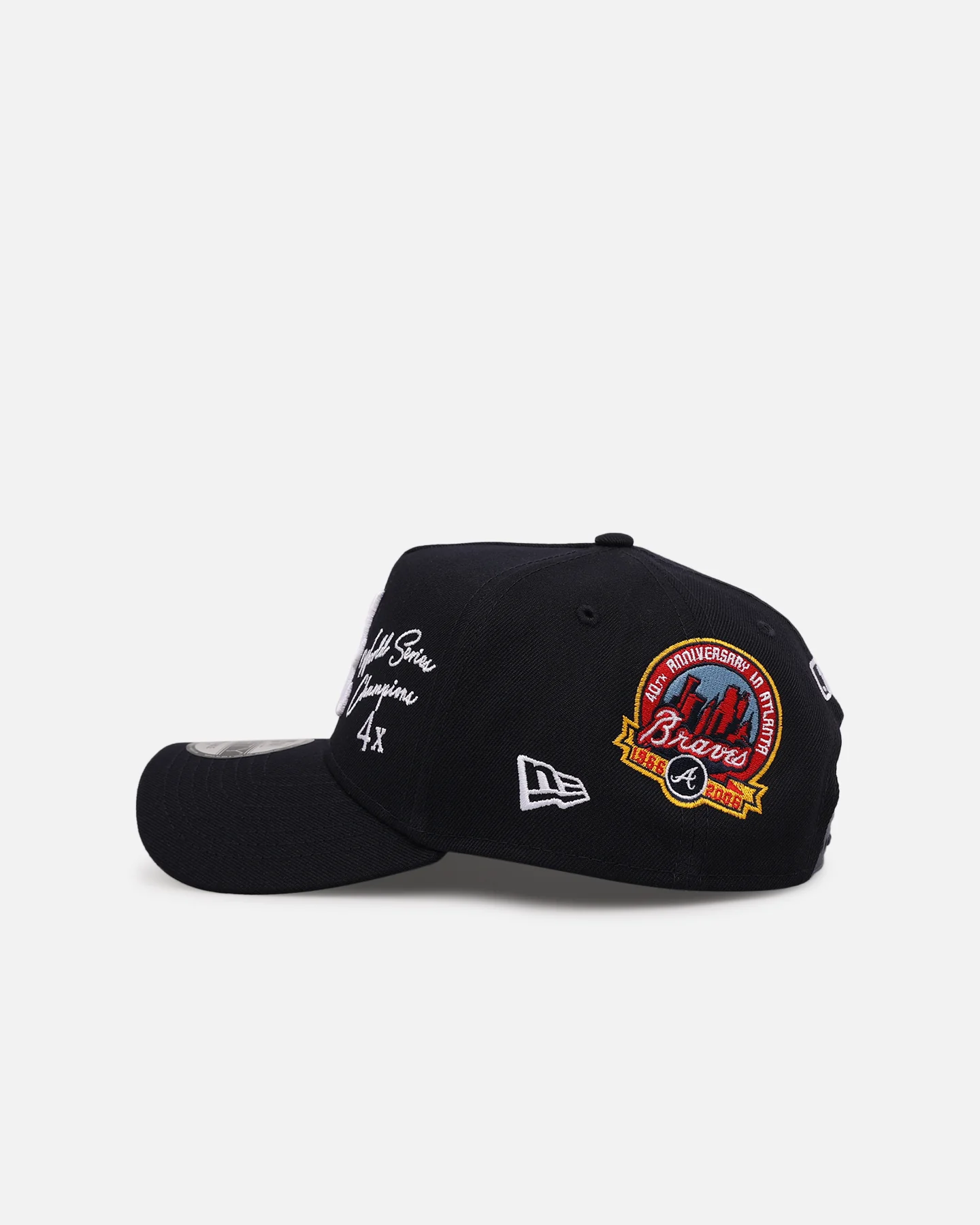 New Era Atlanta Braves 'One Love' 9FORTY A-Frame Snapback Official Team Color - Image 4