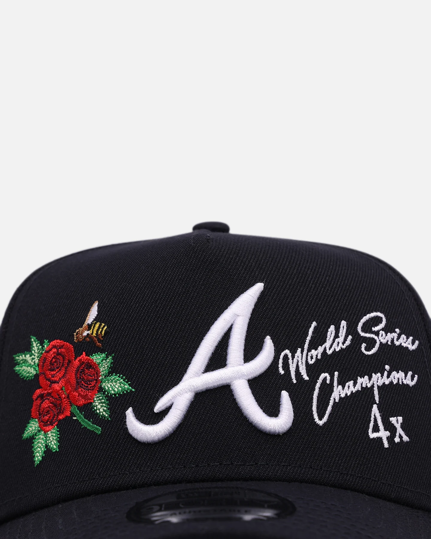 New Era Atlanta Braves 'One Love' 9FORTY A-Frame Snapback Official Team Color - Image 5