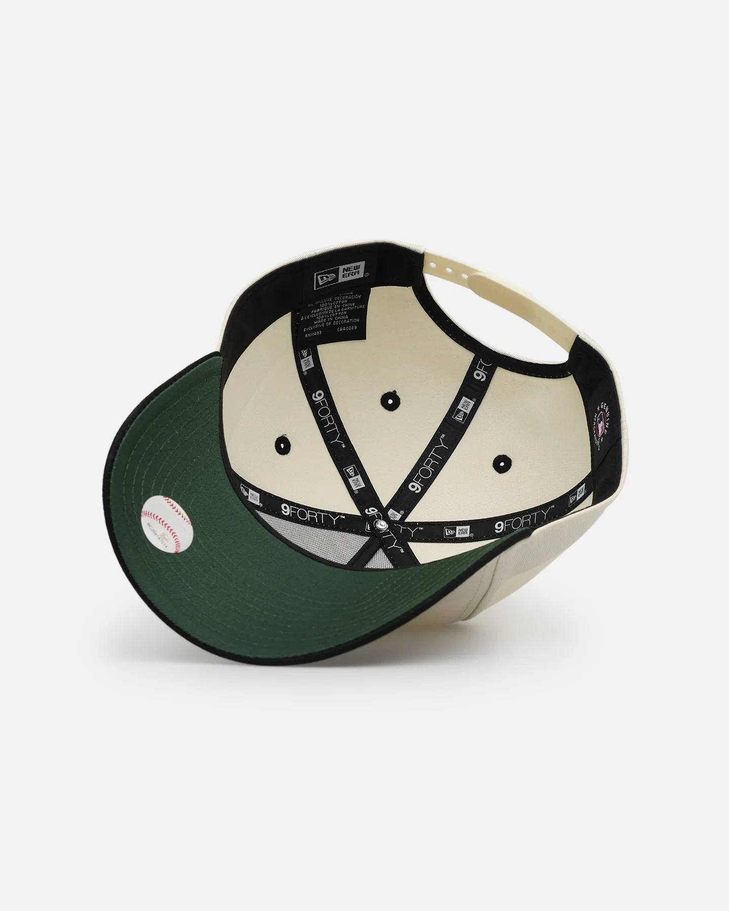 New Era Atlanta Braves 'Paisley Hit' 9FORTY A-Frame Snapback Chrome White/Black - Image 6