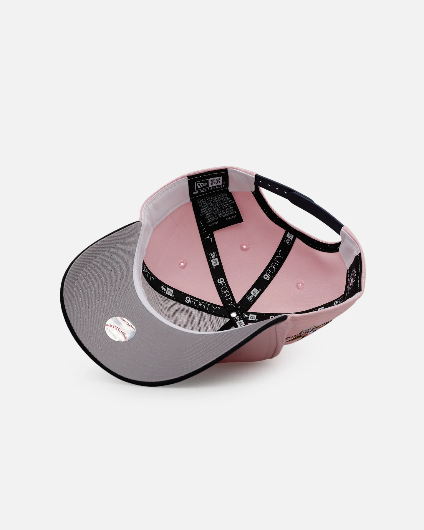New Era Atlanta Braves 'Pink Crown' 9FORTY A-Frame Snapback Pink - Image 6