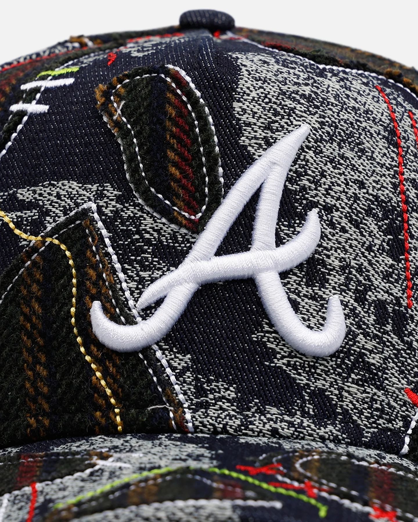 New Era Atlanta Braves 'Running Stitch' 9FORTY A-Frame Snapback Multi - Image 6