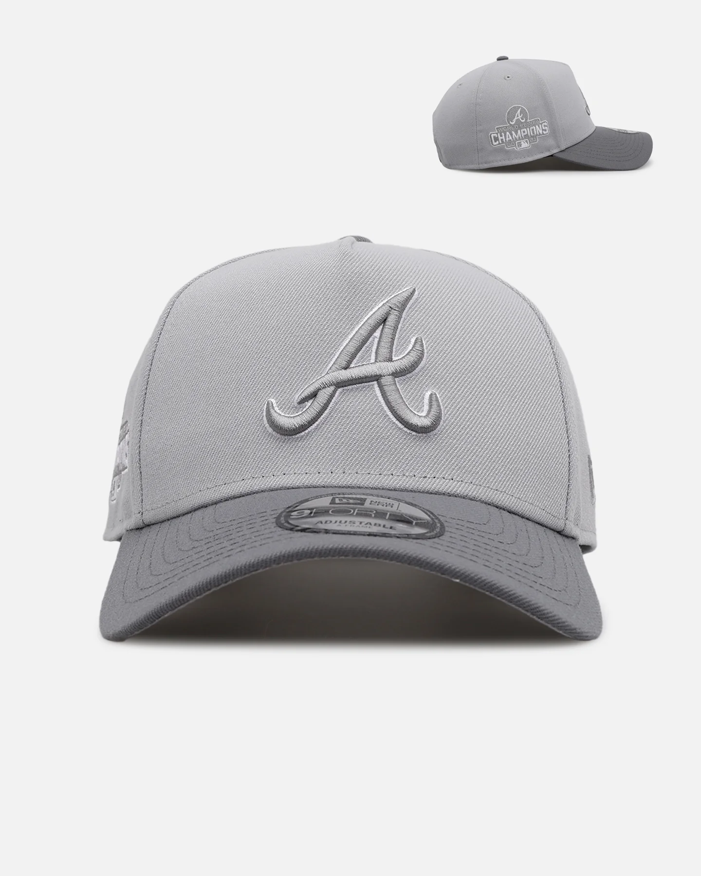New Era Atlanta Braves 'Smoke' 9FORTY A-Frame Snapback Smoke