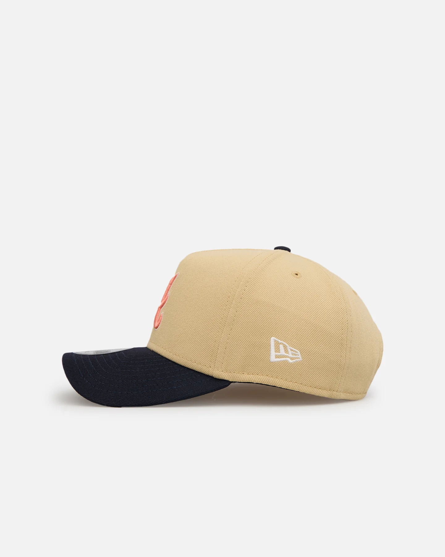 New Era Atlanta Braves 'Summer Injection' 9FORTY A-Frame Sidepatch Snapback Tan - Image 4