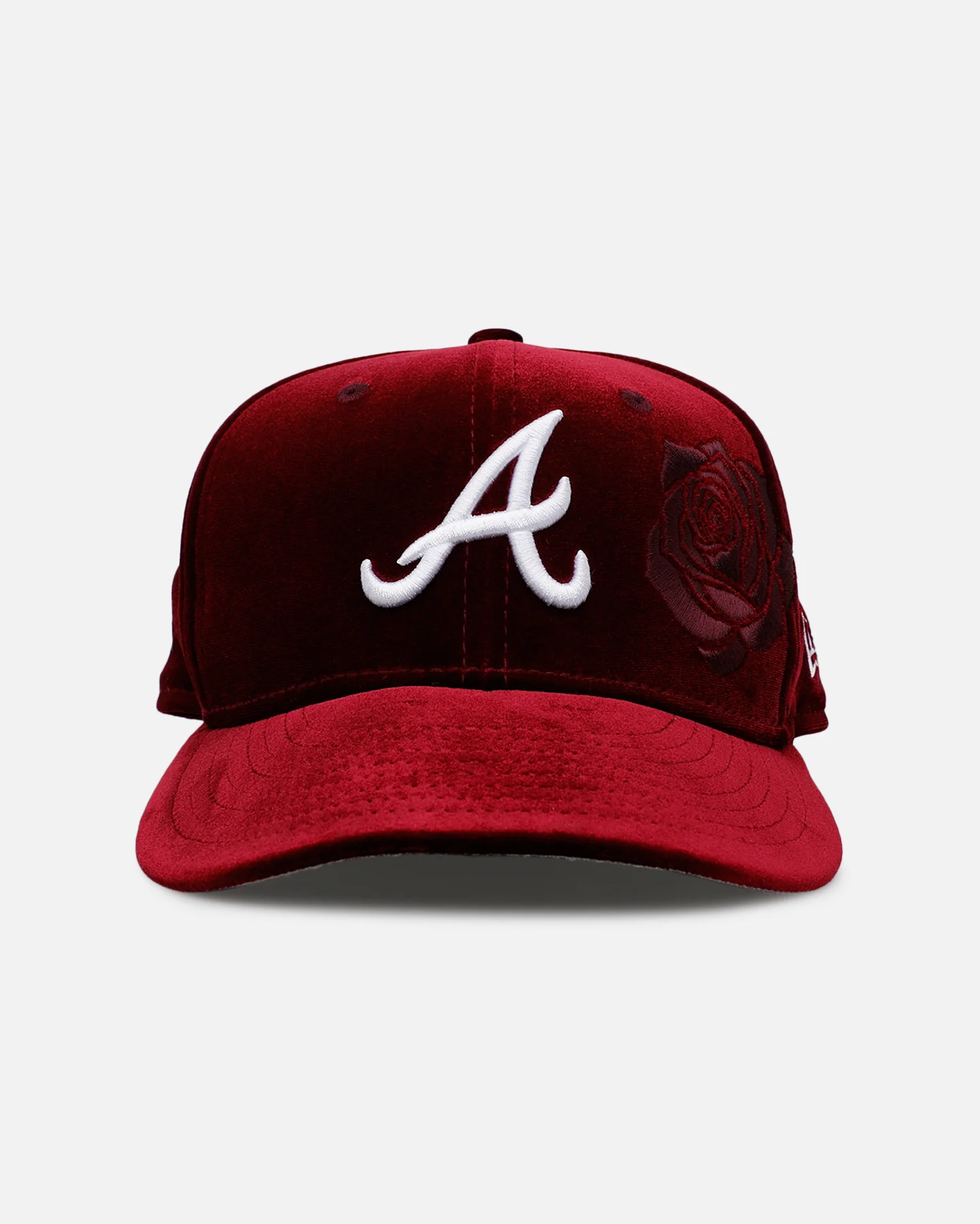 New Era Atlanta Braves 'Velvet Roses' 59FIFTY Fitted Maroon - Image 8