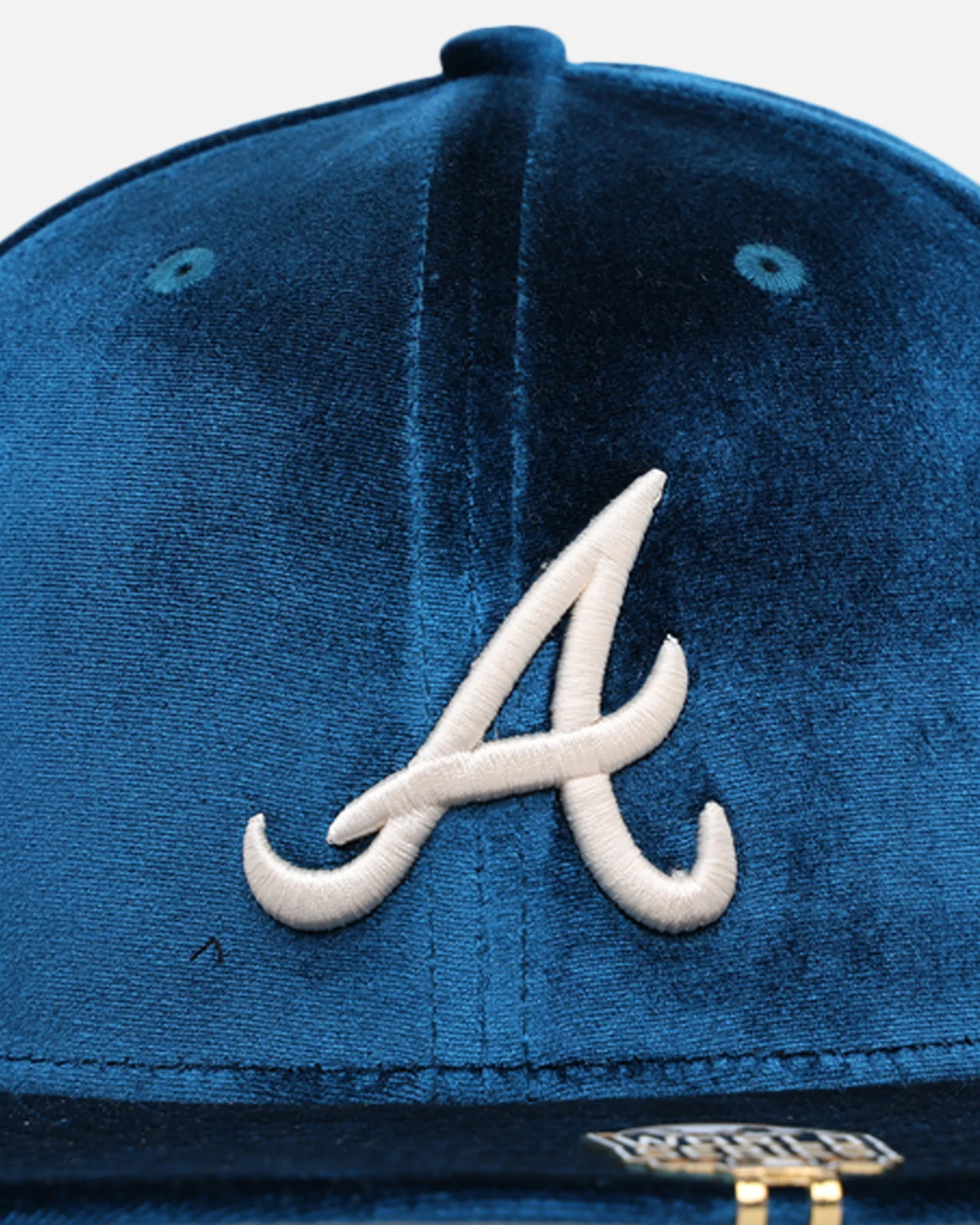 New Era Atlanta Braves 'Velvet Visor Clip' 59FIFTY Fitted OTC - Image 6