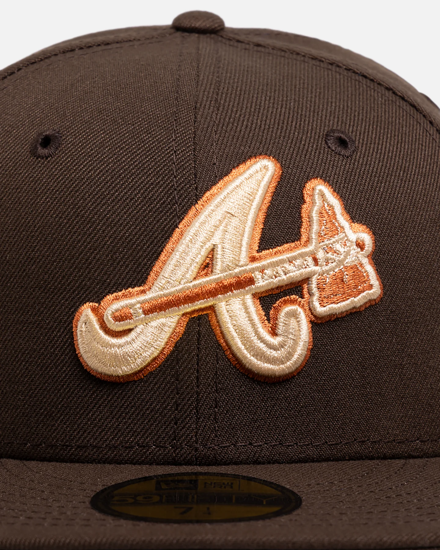 New Era Atlanta Braves 'Walnut' 59FIFTY Fitted Dark Brown - Image 5