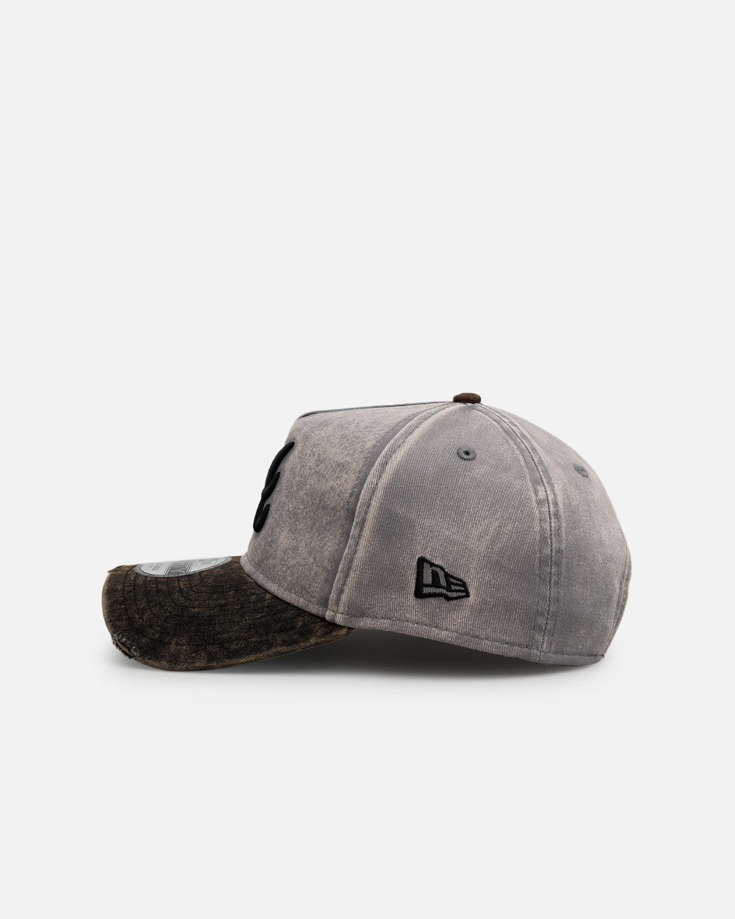 New Era Atlanta Braves 'Washed Storm Gray' 9FORTY A-Frame Snapback Gray - Image 4