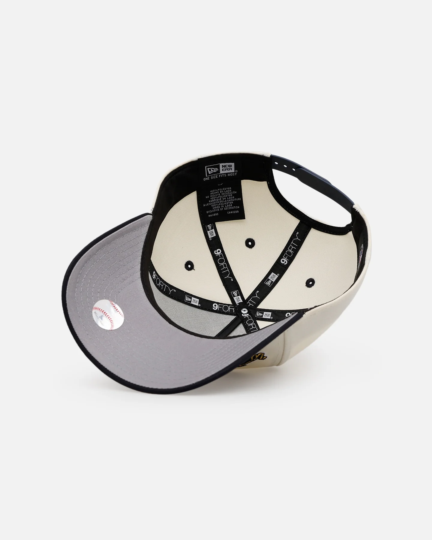 New Era Atlanta Braves 'World Series Logo' 9FORTY A-Frame Snapback Chrome - Image 6