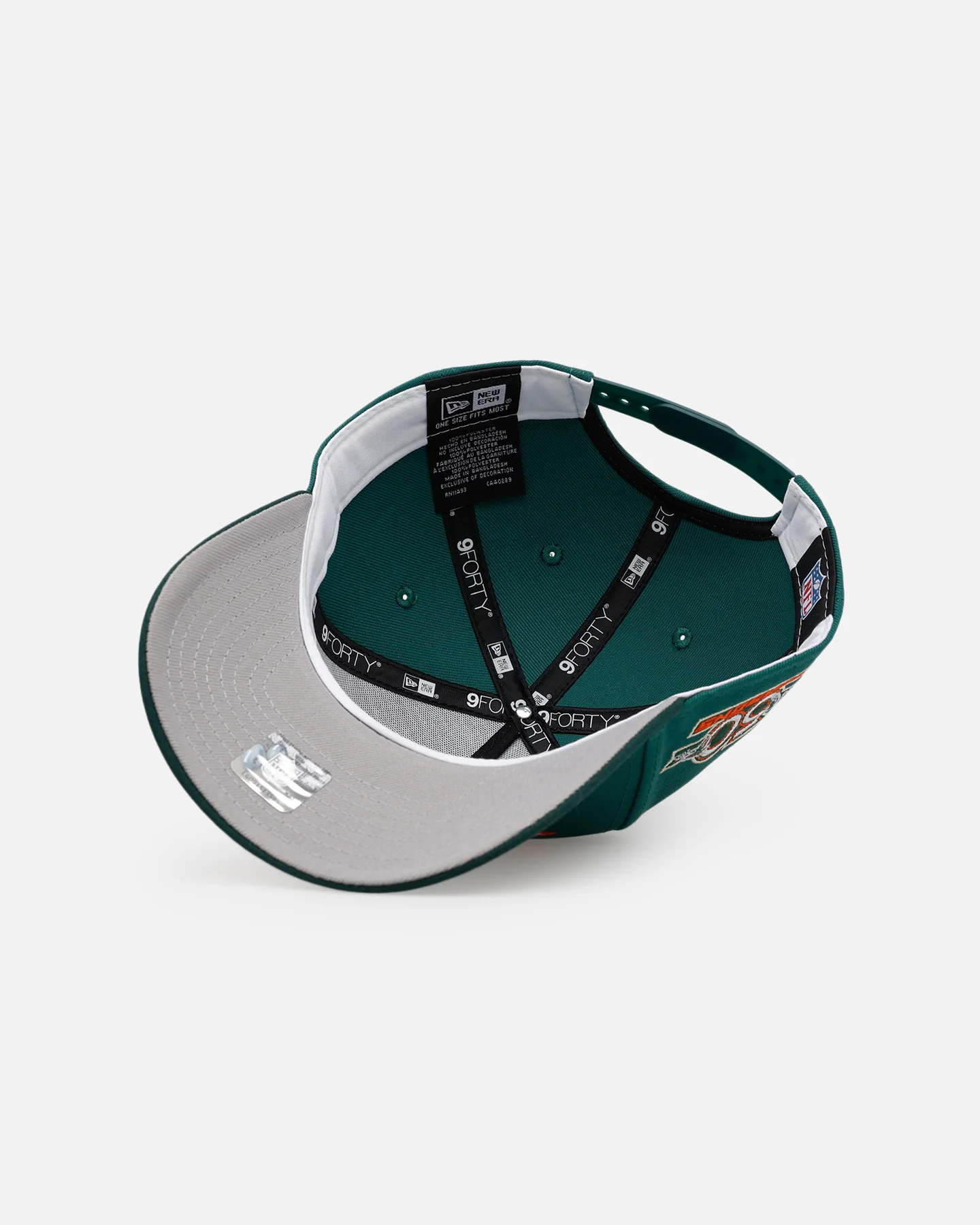 New Era Atlanta Falcons 'Citrus 2.0' 9FORTY A-Frame Snapback Dark Green/Orange - Image 6