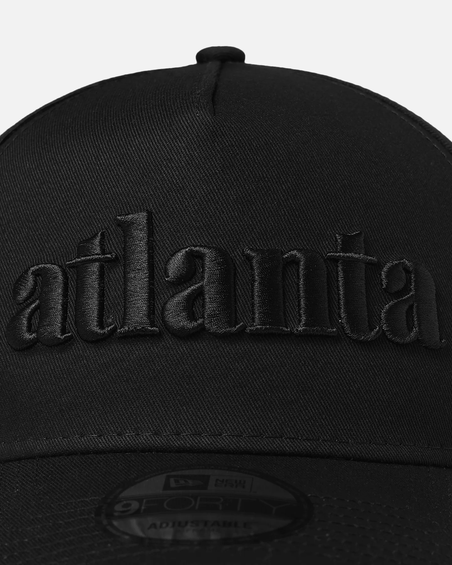 New Era Atlanta Hawks 'NBA Black On Black' 9FORTY A-Frame Snapback Black - Image 5