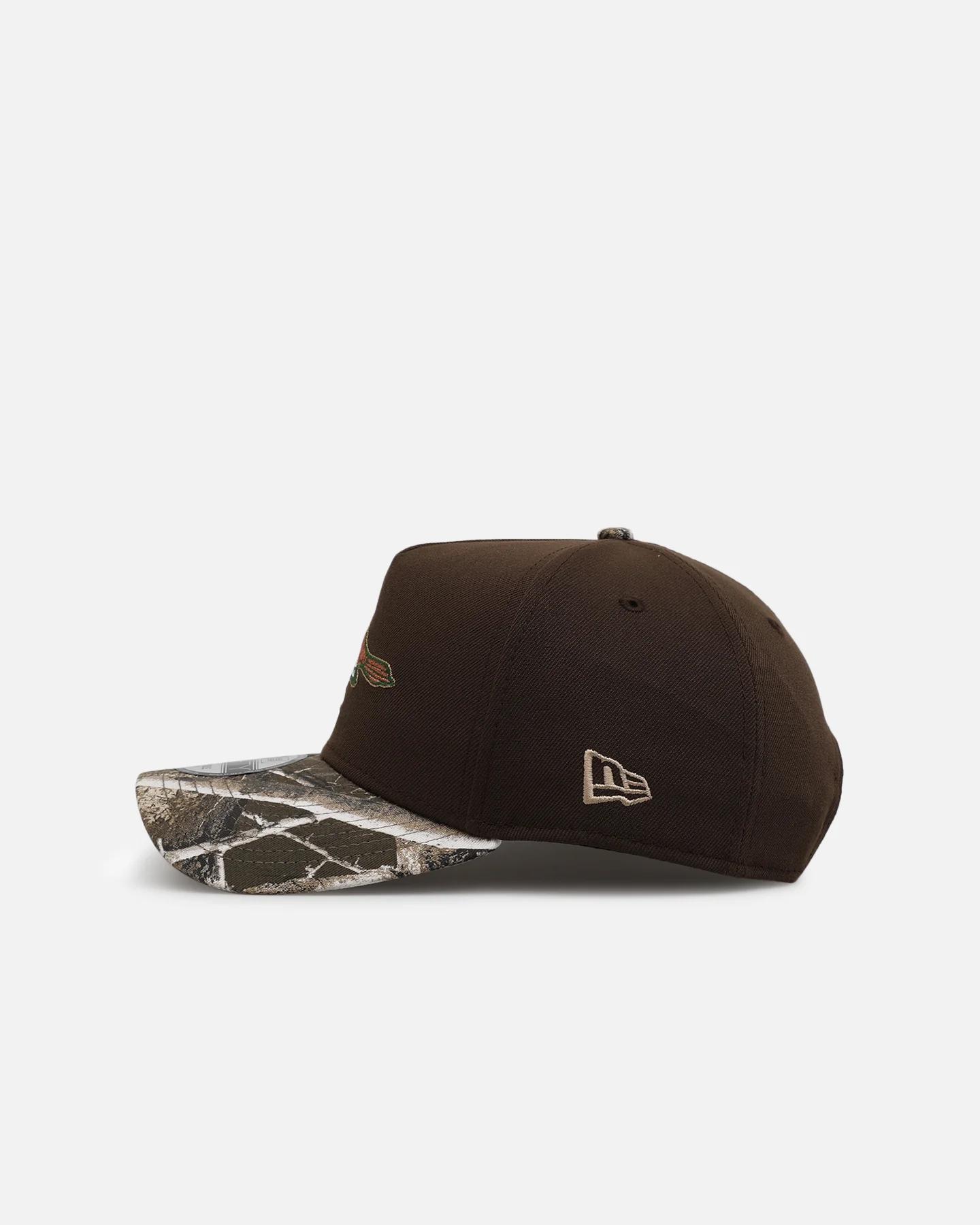 New Era Baltimore Orioles 'Great Outdoors' 9FORTY A-Frame Snapback Brown/Camo - Image 4