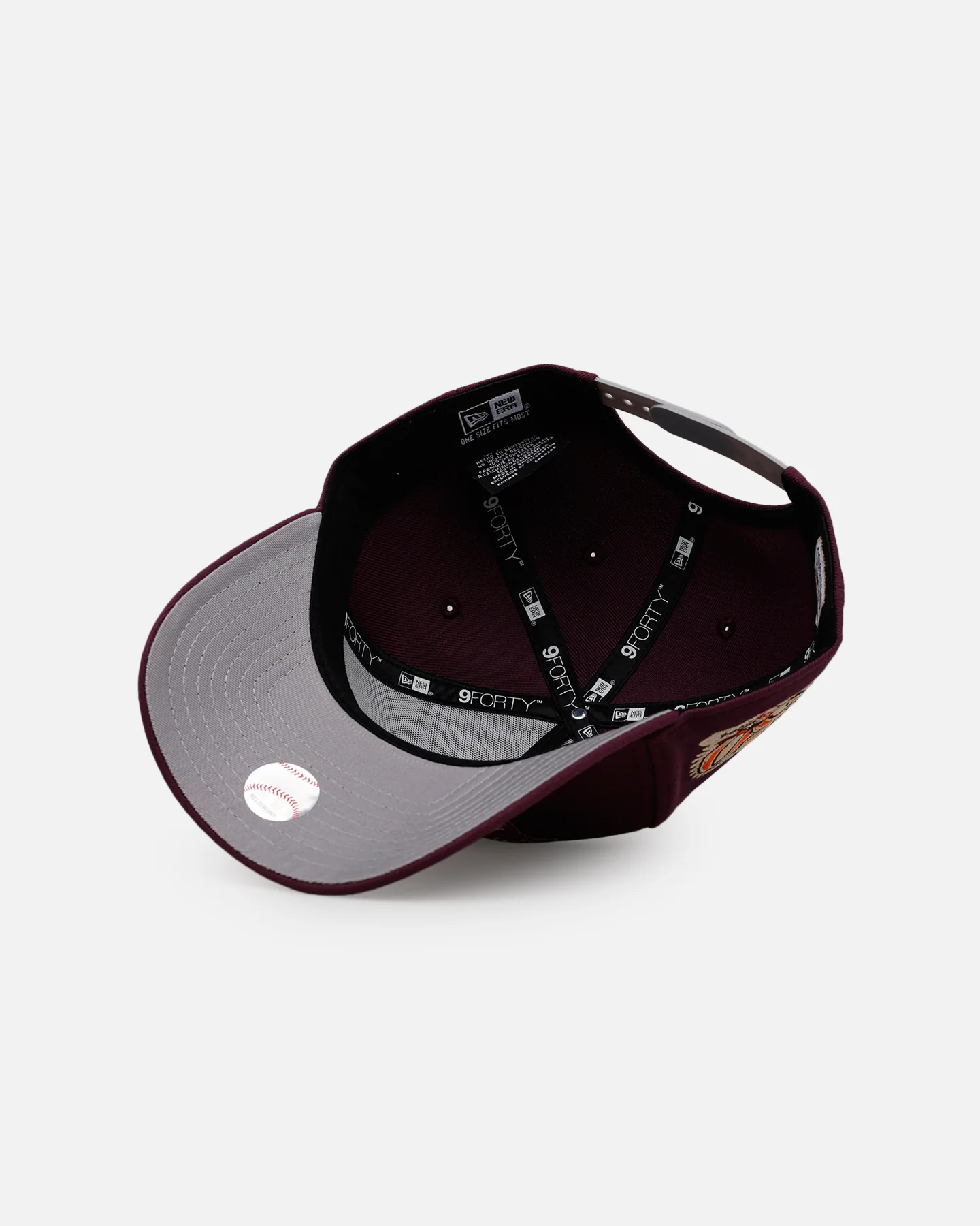 New Era Baltimore Orioles 'Plum' 9FORTY A-Frame Snapback Plum - Image 6