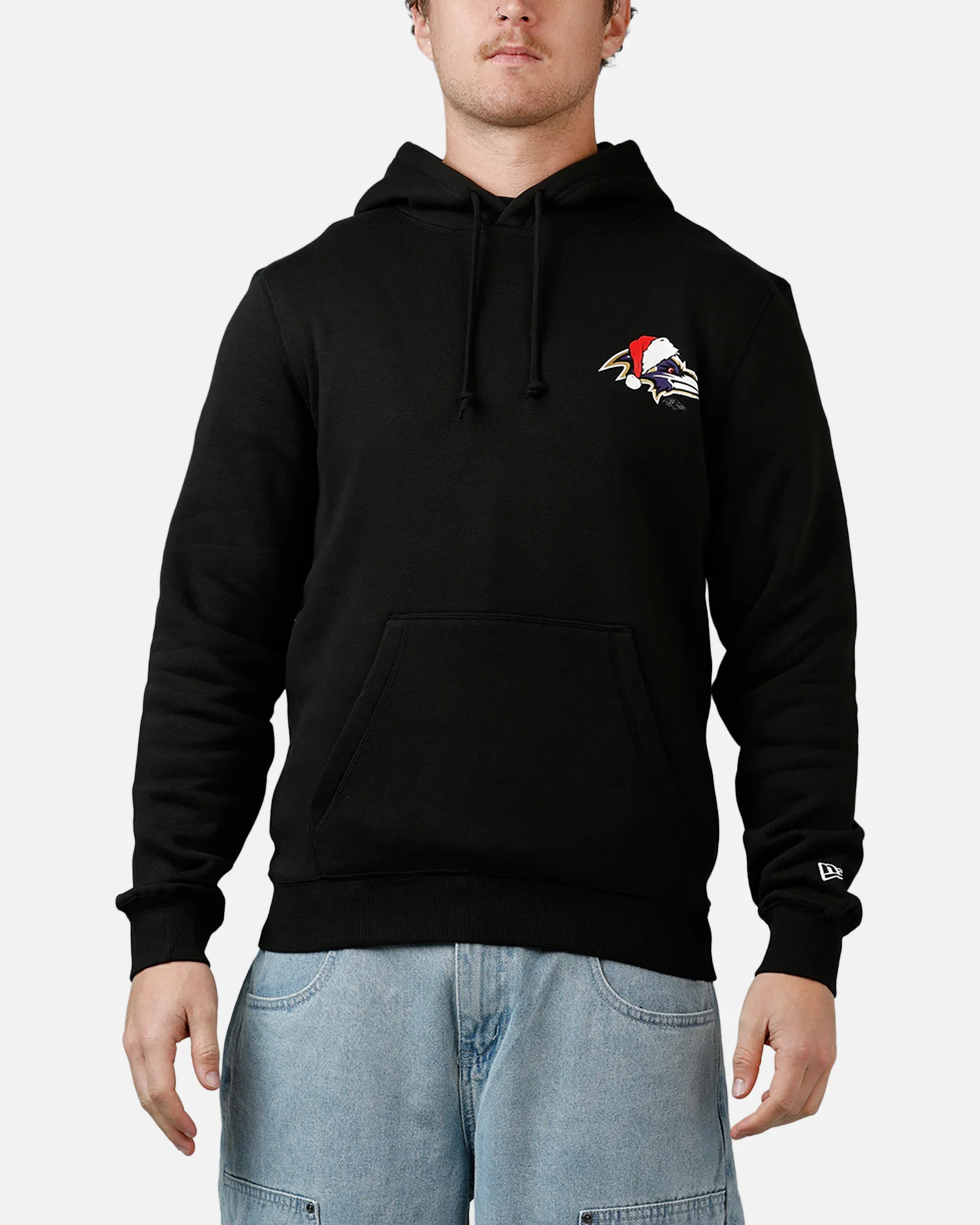 New Era Baltimore Ravens All I Want For Christmas Hoodie Black - Image 2