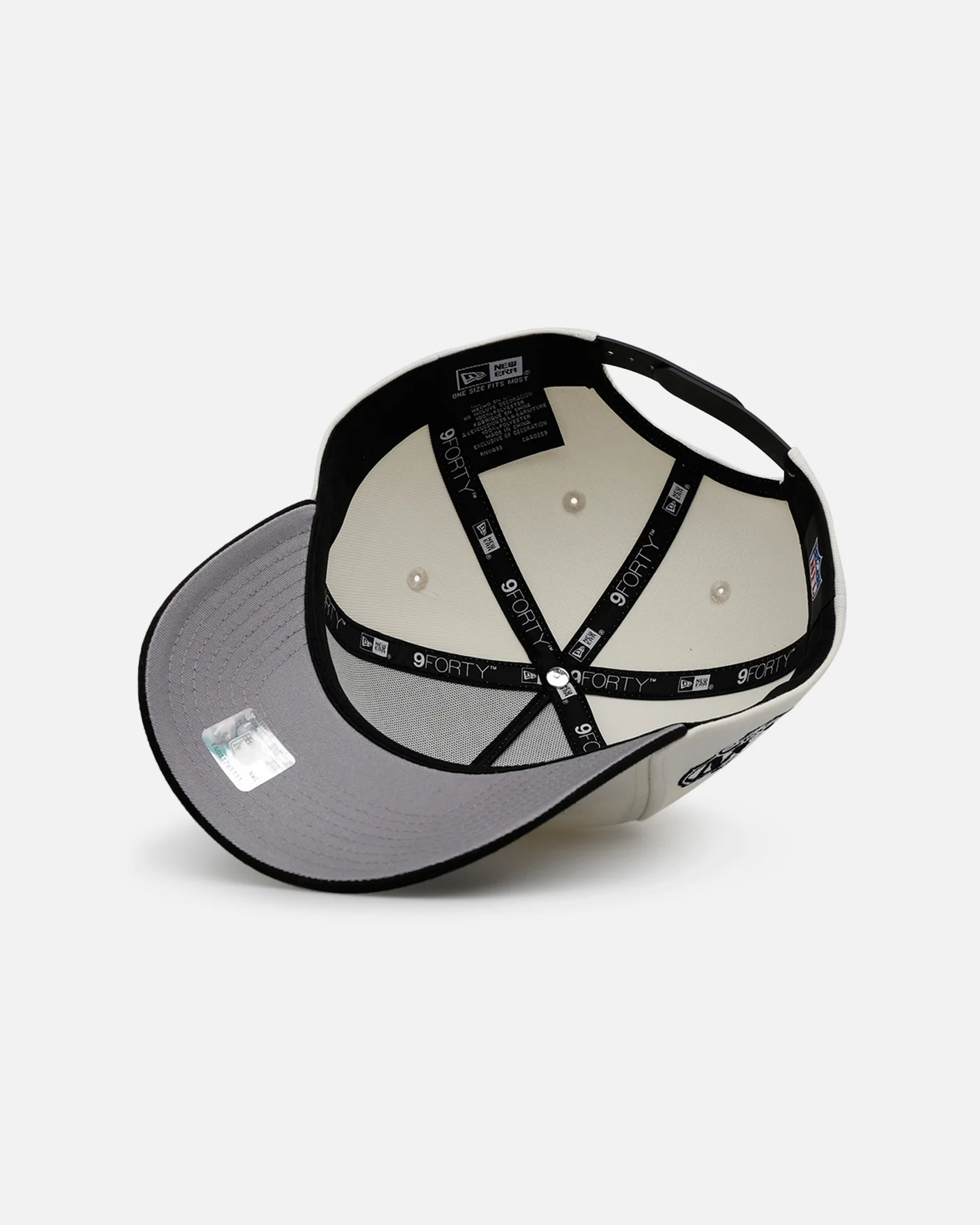 New Era Baltimore Ravens 'Chrome Black' 9FORTY A-Frame Snapback Chrome/Black - Image 6