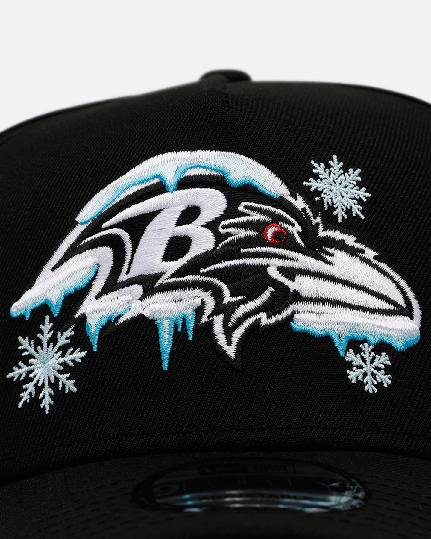 New Era Baltimore Ravens 'Cold As Ice' 9FORTY A-Frame Snapback Black - Image 5
