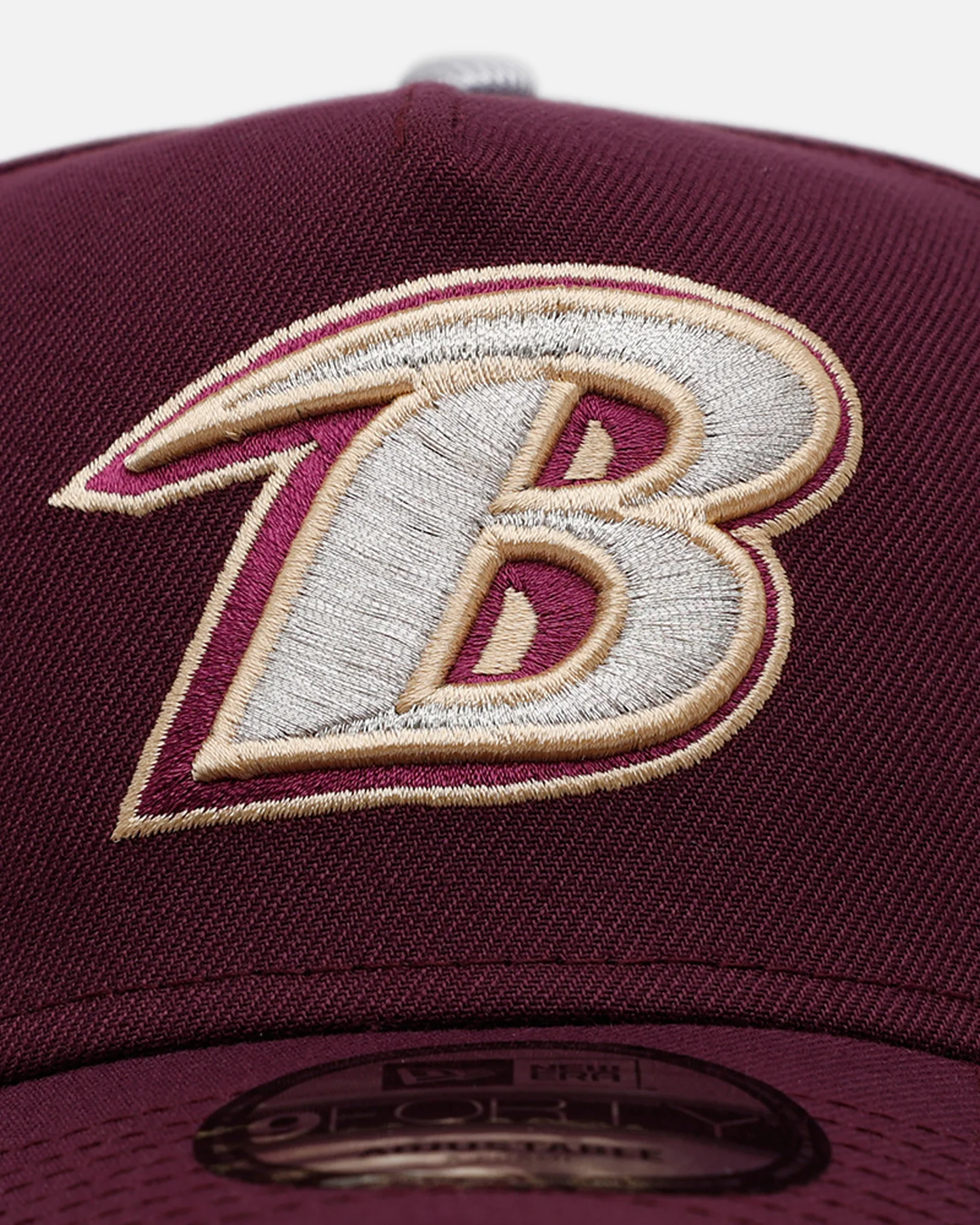 New Era Baltimore Ravens 'Plum' 9FORTY A-Frame Snapback Plum - Image 5