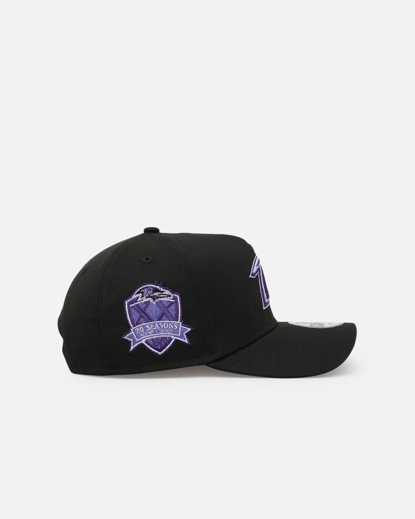New Era Baltimore Ravens 'Purple Haze' 9FORTY A-Frame Snapback Black/Purple - Image 3