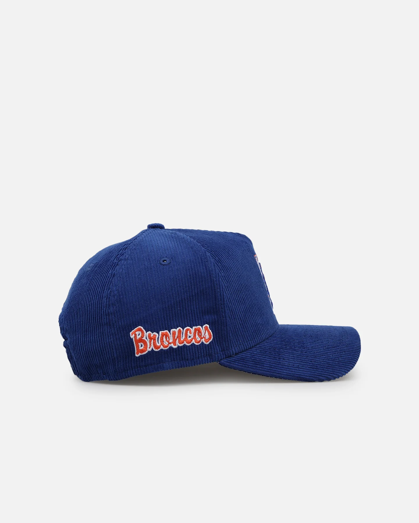 New Era Boise State Broncos 'Boise State University' 9FORTY A-Frame Corduroy Snapback Blue - Image 4