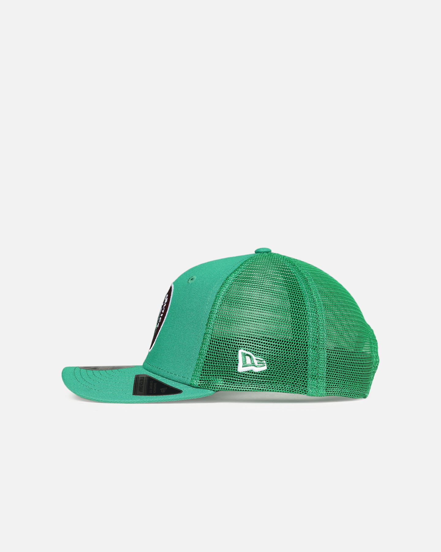 New Era Boston Celtics 'HWC' 9SEVENTY Trucker Stretch Snapback Green Med - Image 4