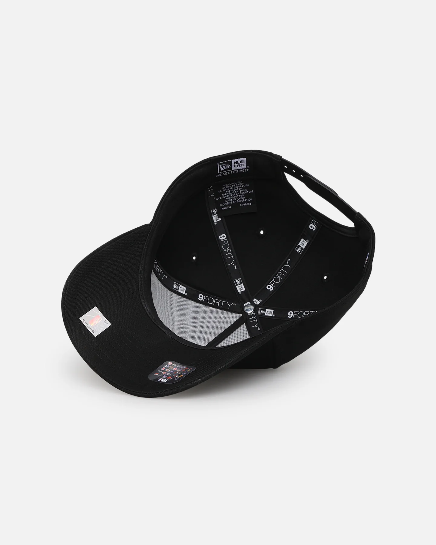 New Era Boston Celtics 'NBA Black & Gold Embroidery' 9FORTY A-Frame Snapback Black/Gold - Image 6