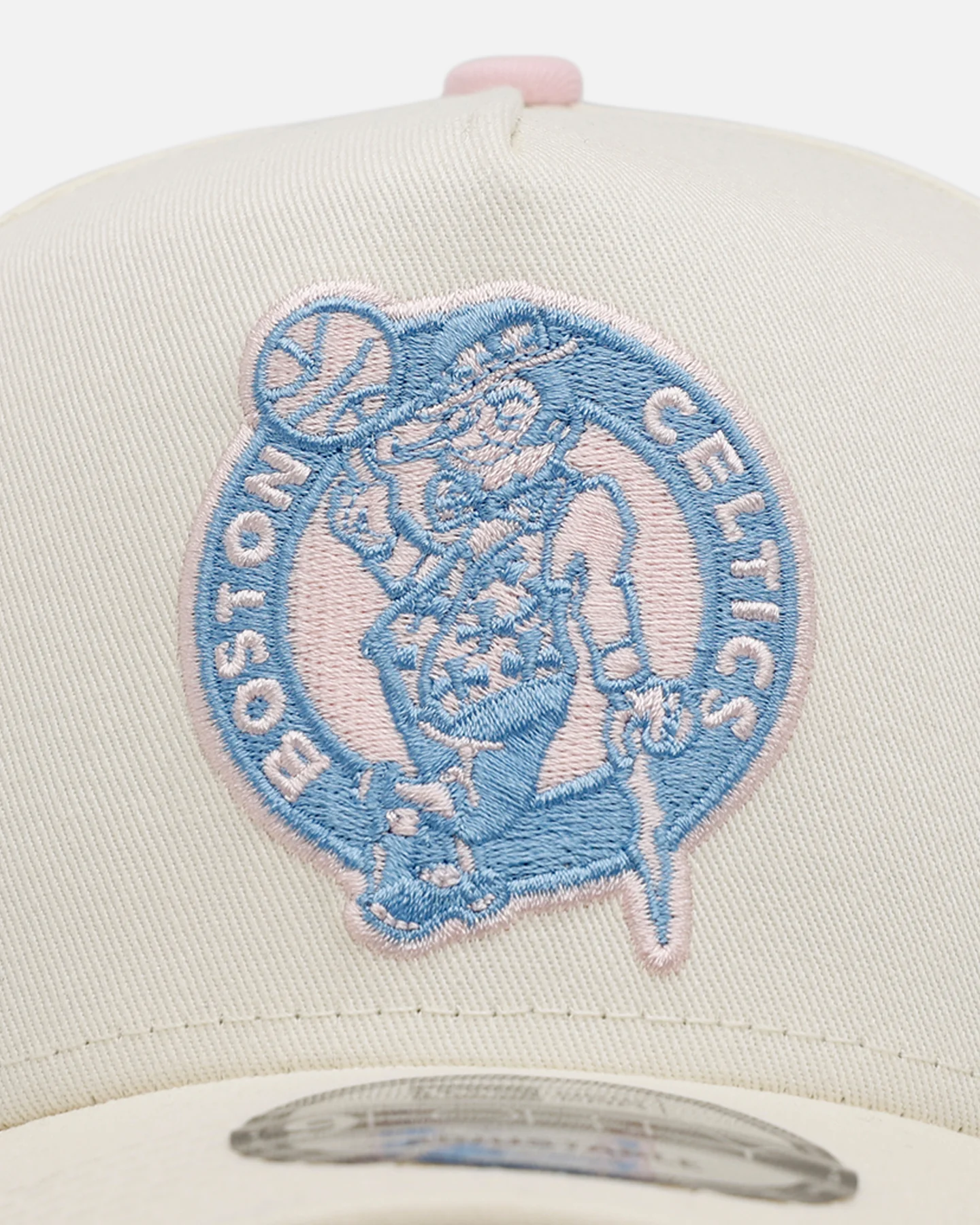 New Era Boston Celtics 'Pastel' 9FORTY A-Frame Snapback Chrome White - Image 5